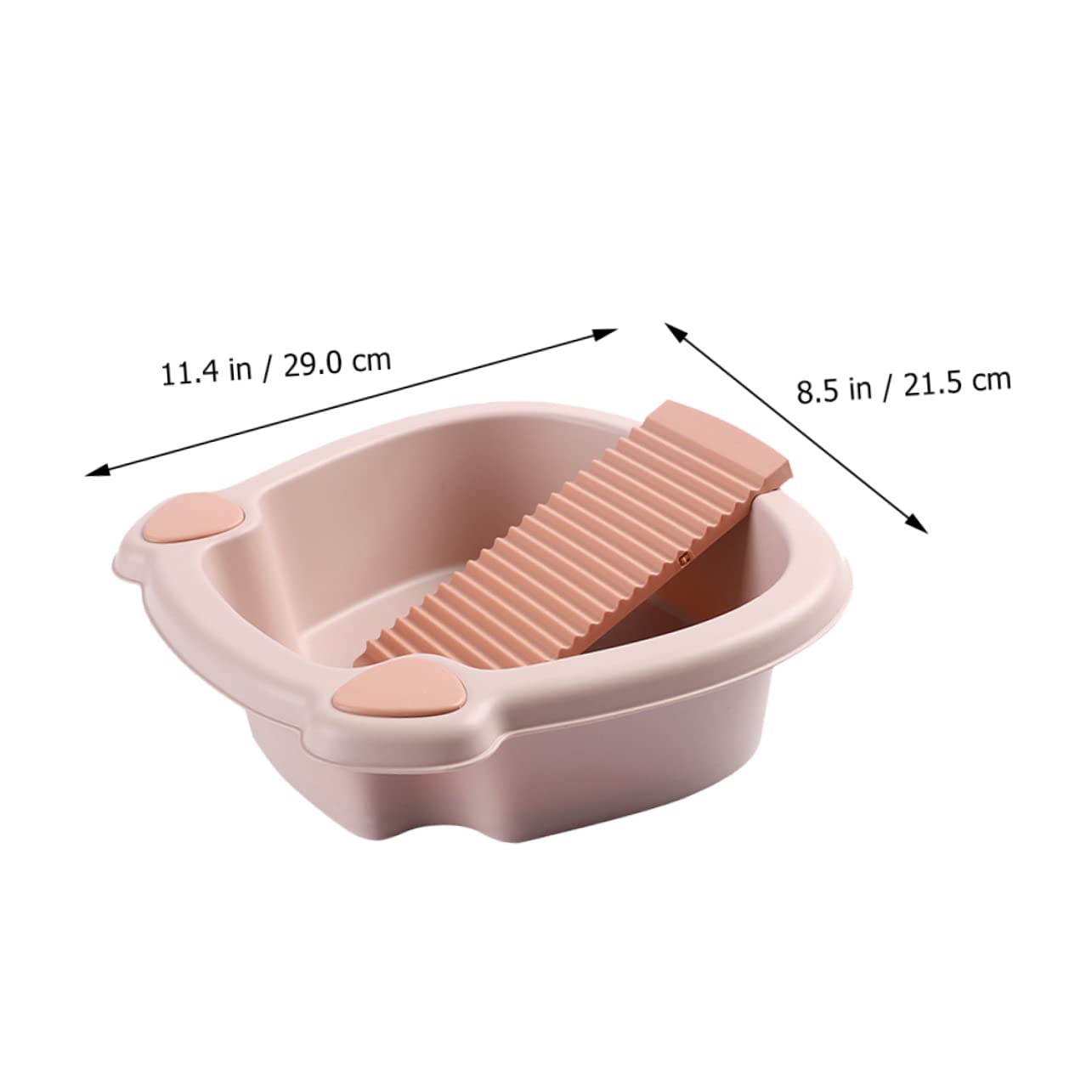 Plastic Hand Washing Washboard - Large PP Laundry Basin for Clothes, Shirts & Household Use | Portable Dormitory Sink for Hand Washing | Ideal for Camping, Travel & Small Space Living