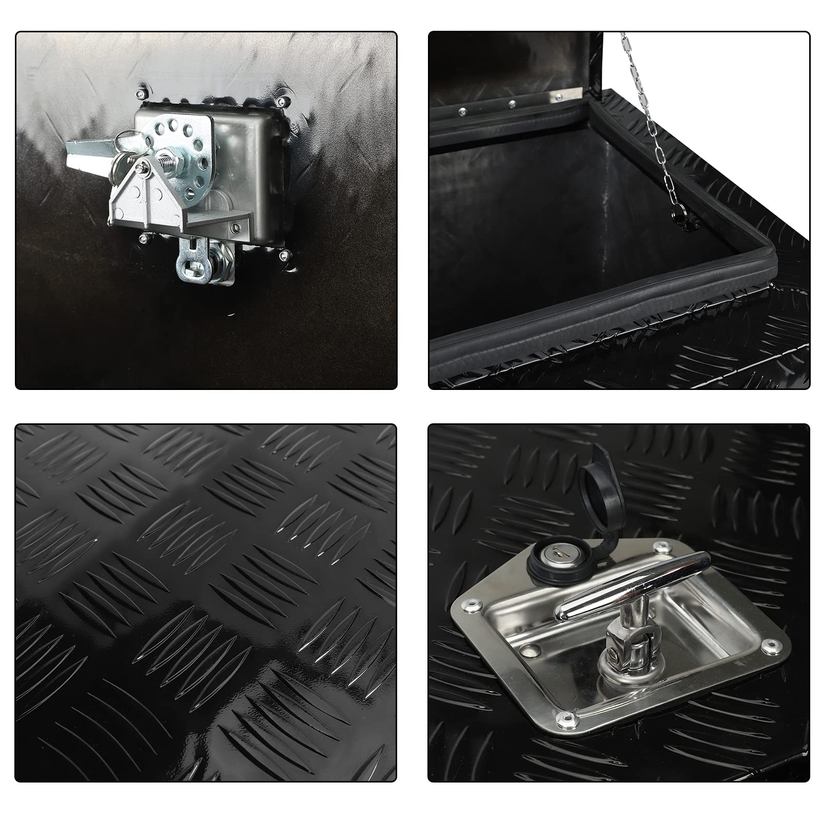 Heavy Duty 5-Bar Tread Pickup Truck Tool Box - 30