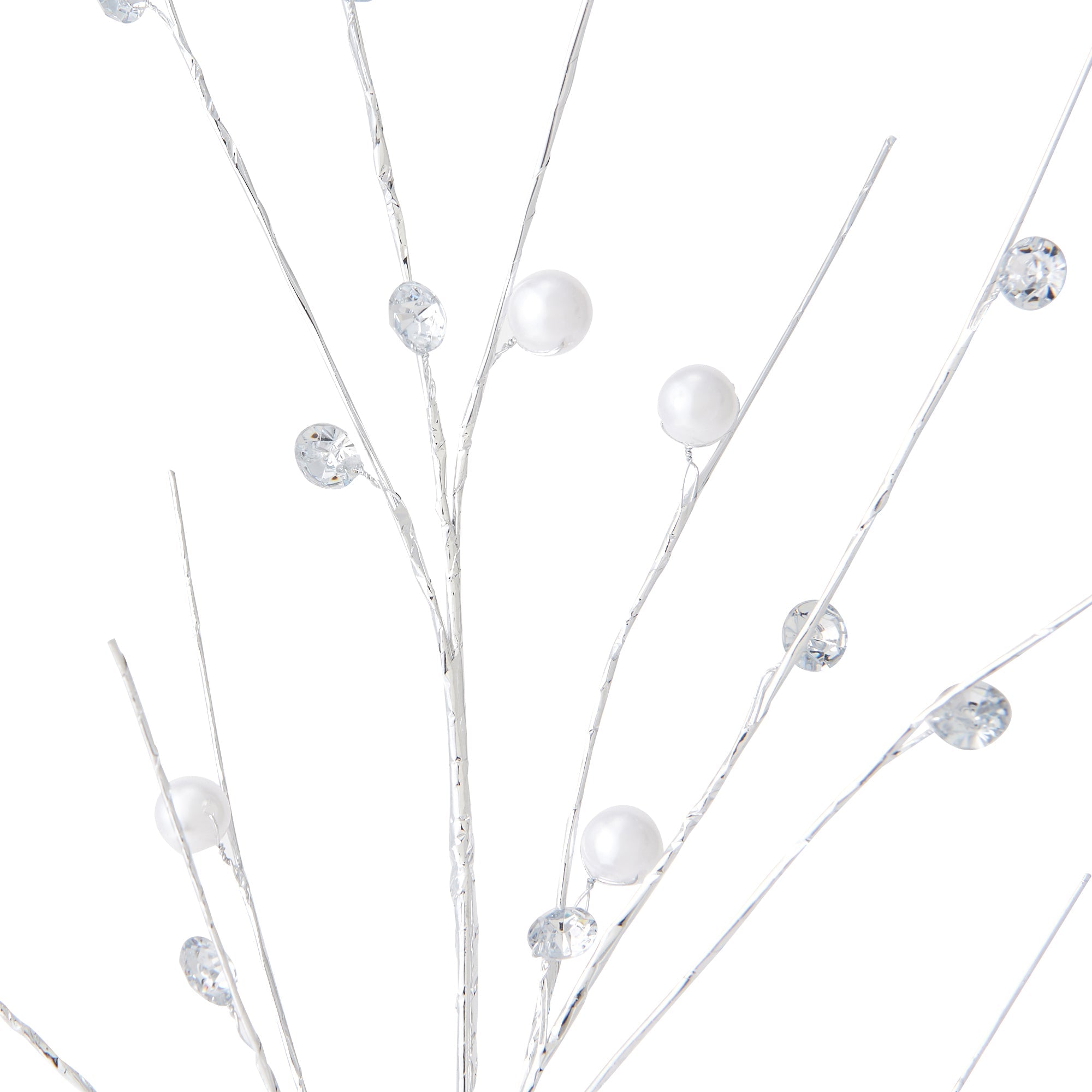 Artificial Pearl Leaf Silver Plants - Elegant Home & Office Decor for Indoor Greenery