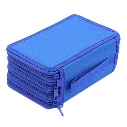 Flystpp 4-Layer Oxford Cloth Pencil Case - School Supplies Organizer for Pens, Pencils & Paintbrushes - Durable 72-Hole Stationery Pouch (Color: 5) - Perfect for Students, Artists & Office Use