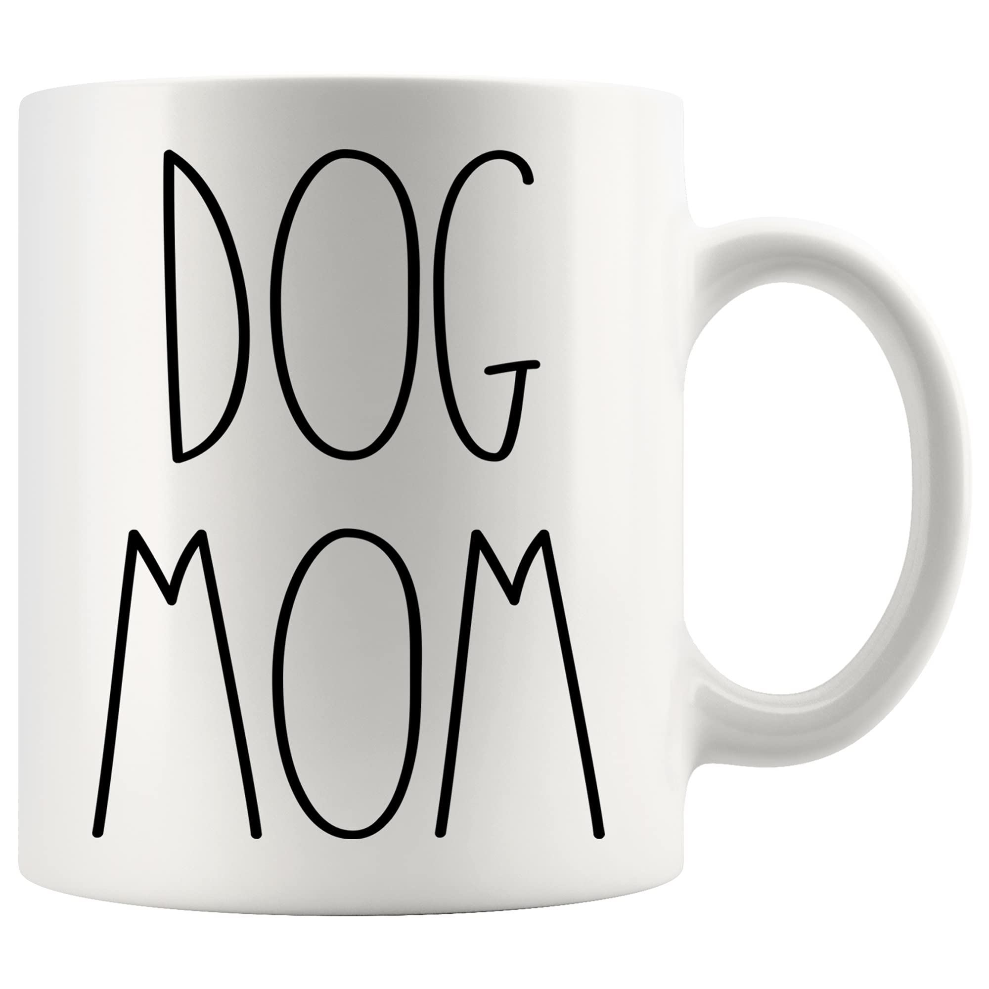 11oz Dog Mom Coffee Mug - Best Gift for Dog Lovers, Christmas, Birthday, Mother's Day - Ceramic Cup for Coffee, Tea & Hot Drinks - Perfect for Home, Office & Gifting
