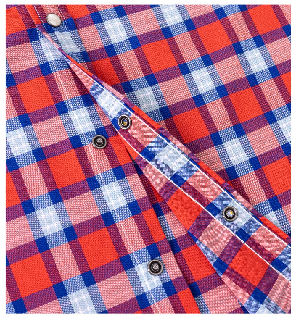 Men's Western Snap Button Plaid Long Sleeve Shirt - Regular Fit Casual Shirt for Cowboy Style, Rodeo, Country Music Festivals & Outdoor Adventures