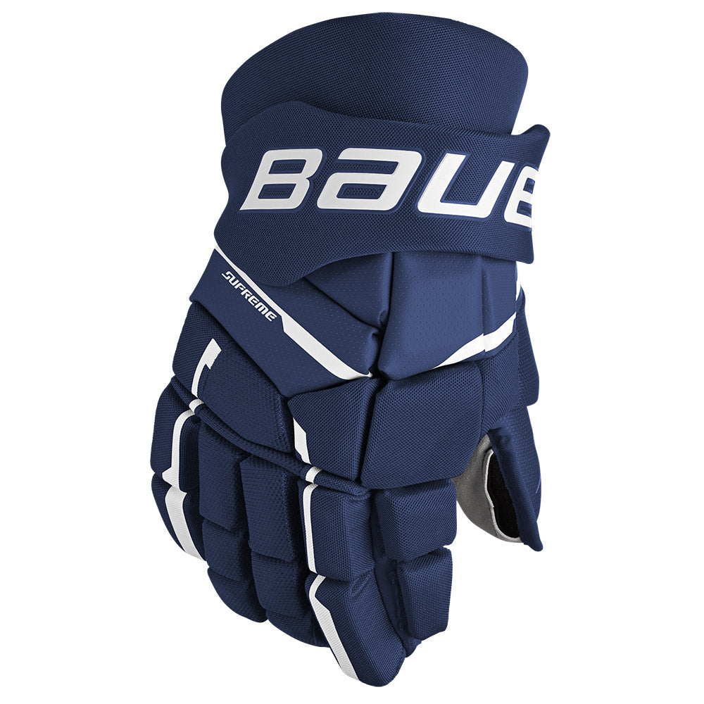 Bauer Supreme M3 Intermediate Ice Hockey Gloves - Protective Hockey Gear for Youth & Adult Players - Perfect for Ice Rink Games & Practice Sessions