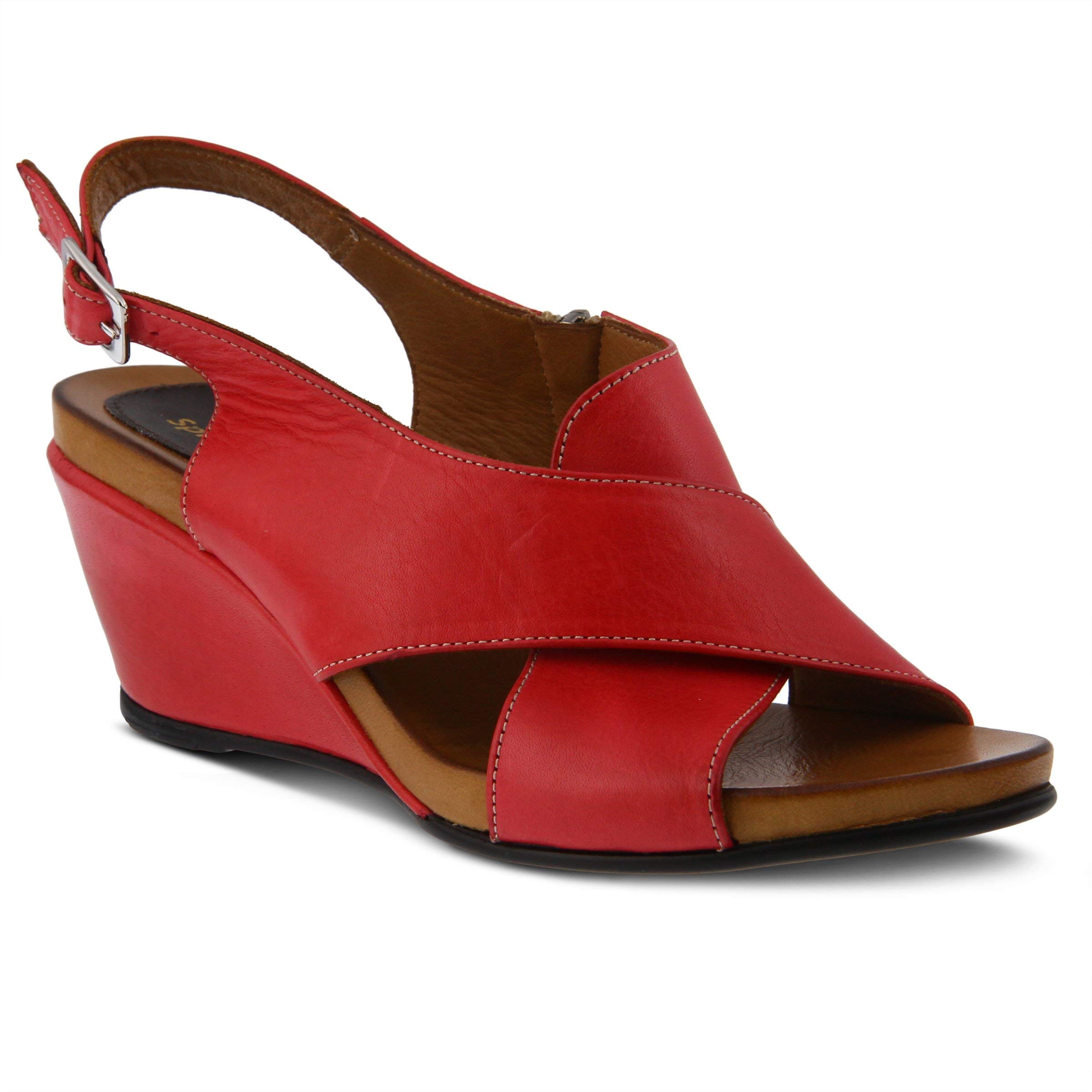 Spring Step Women's Caronise Comfort Wedge Sandals - Breathable & Lightweight Summer Shoes for Beach, Walking, and Casual Outfits