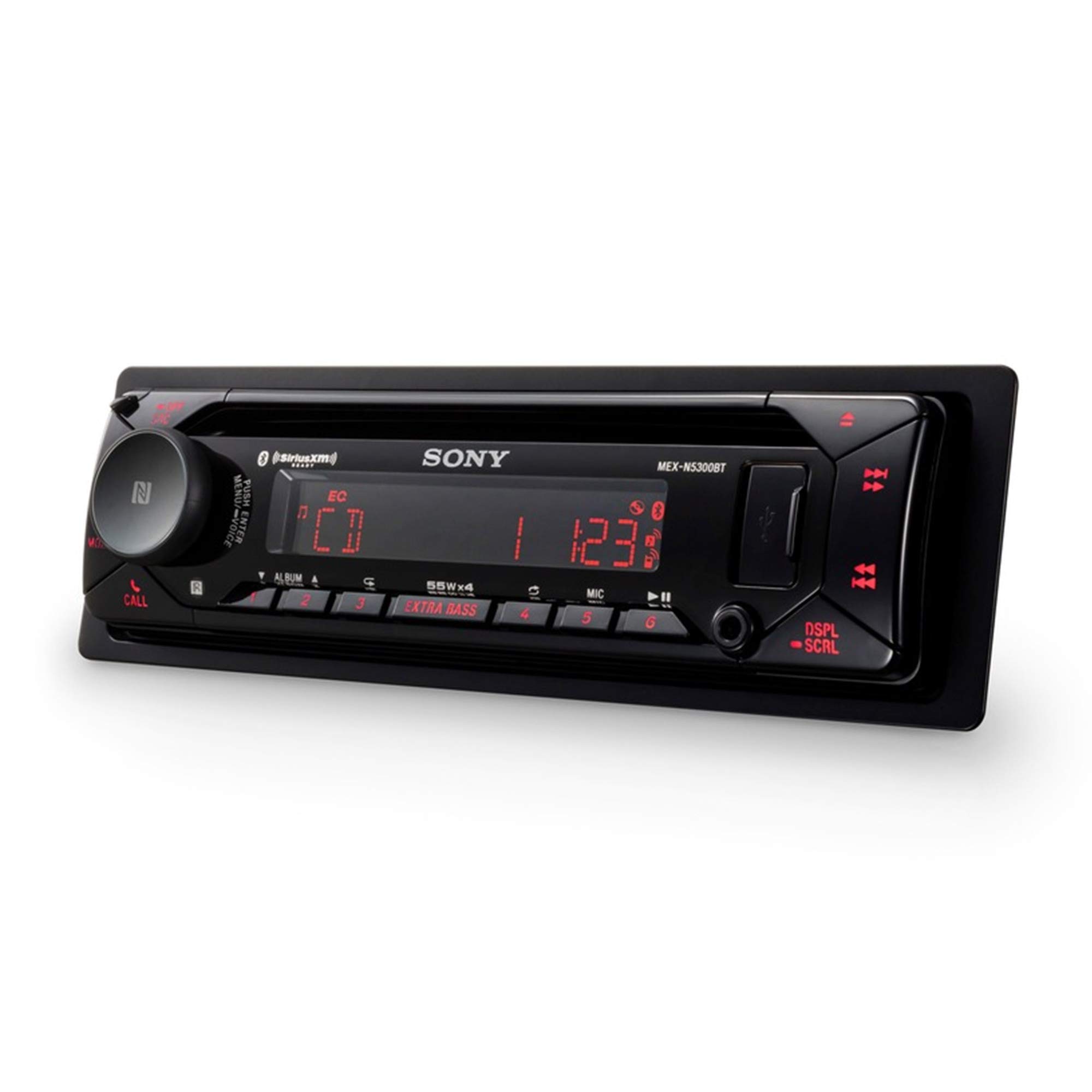 Sony MEX-N5300BT Bluetooth CD Receiver with SiriusXM SXV300V1 Satellite Radio Tuner - Car Stereo System for Hands-Free Calling & Streaming Music | Perfect for Road Trips & Daily Commutes