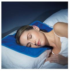 Chillmax Cooling Pillow for Hot Sleepers - Breathable & Hypoallergenic Memory Foam Pillow for Side, Back & Stomach Sleepers - Perfect for Night Sweat Relief & Temperature Regulation (Bedroom, Travel, Office)