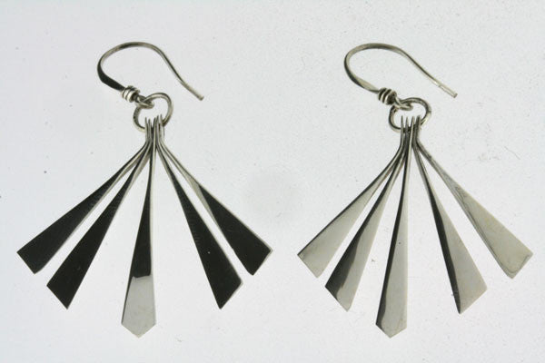 Stylish Fan Earrings for Women - Trendy Korean Fashion Jewelry - Perfect for Parties, Weddings & Everyday Wear