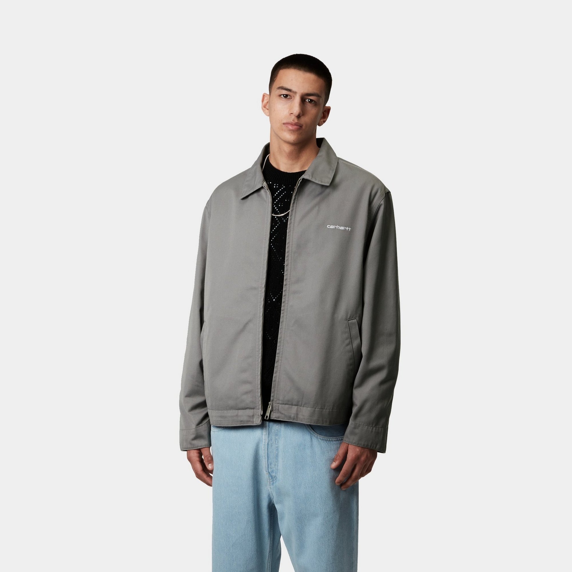 Yosemite White Module Script Jacket - Lightweight Waterproof Outdoor Windbreaker for Hiking, Camping & Travel