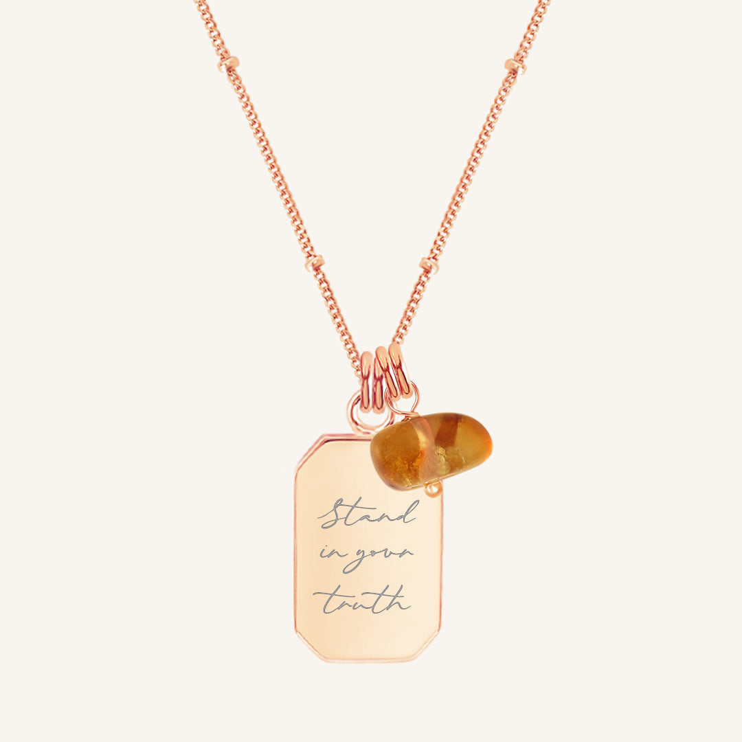 Brooke Blurton Stand in Your Truth Necklace - Inspirational Women's Jewelry for Everyday Wear & Special Occasions