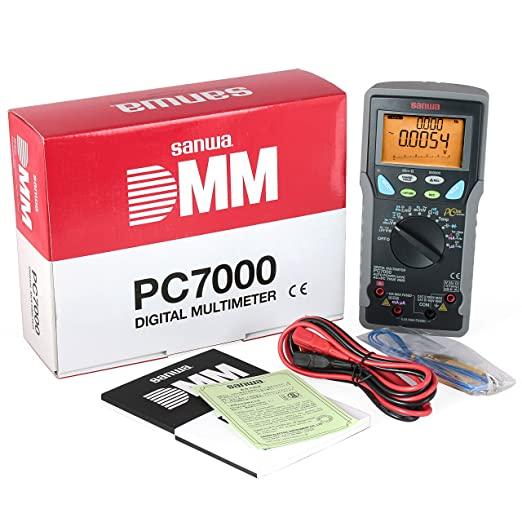 Fluke PC7000 True RMS Digital Multimeter with PC Link - Accurate Voltage, Current & Resistance Measurement for Home, Automotive & Industrial Use