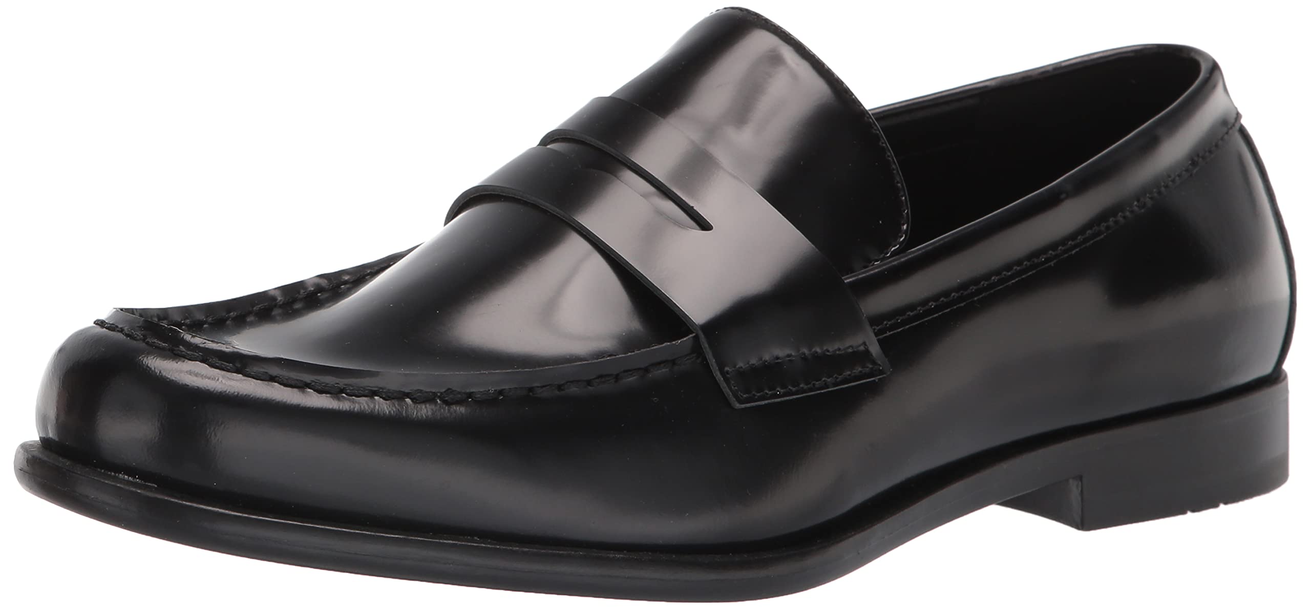 Calvin Klein Men's Crispo Leather Loafers - Comfortable Slip-On Dress Shoes for Business, Casual & Office Wear