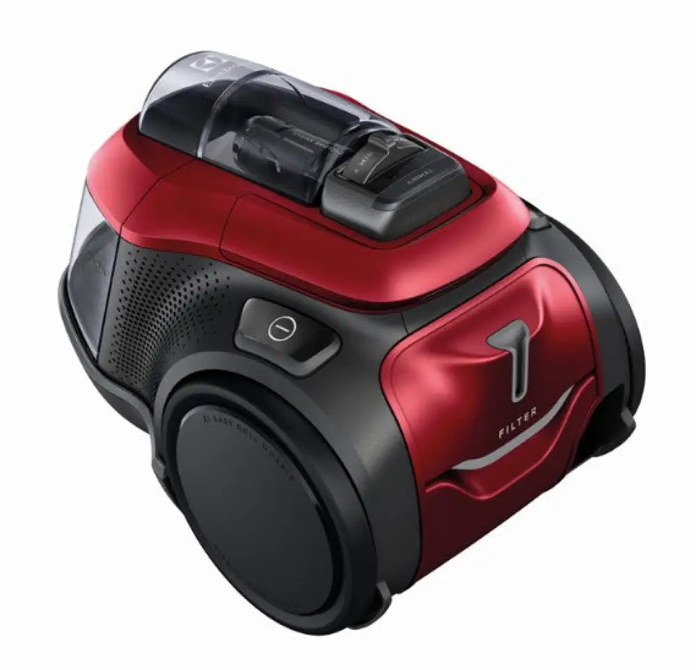 Electrolux PC91ANIMAT Pure C9 Animal Vacuum Cleaner - Powerful Pet Hair Removal, HEPA Filtration, Chili Red - Ideal for Homes with Pets, Hardwood Floors & Carpets