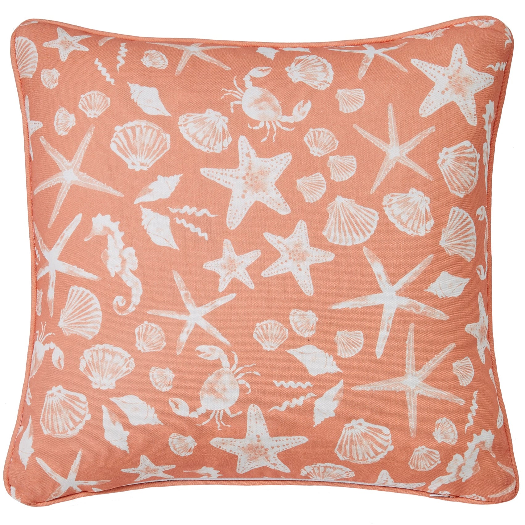 Premium Fusion Lobster Outdoor Cushion - Waterproof & UV Resistant Orange Patio Cushion for Garden, Poolside & Beach Lounge Chairs - Comfortable Outdoor Furniture Accessory