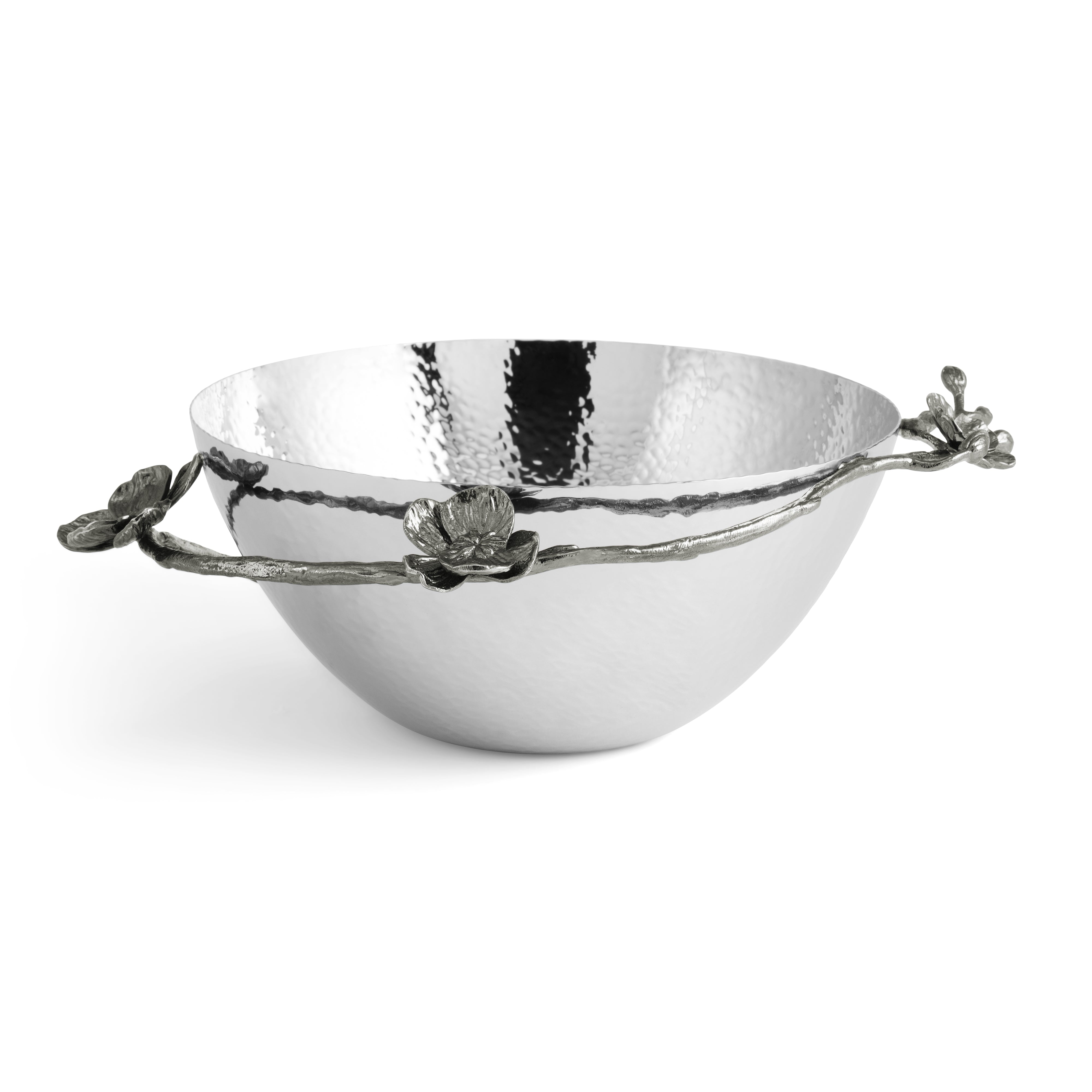 Premium Black Orchid Bowl - Elegant Ceramic Serving Dish for Salads, Desserts & Snacks | Perfect for Dining, Entertaining & Home Decor