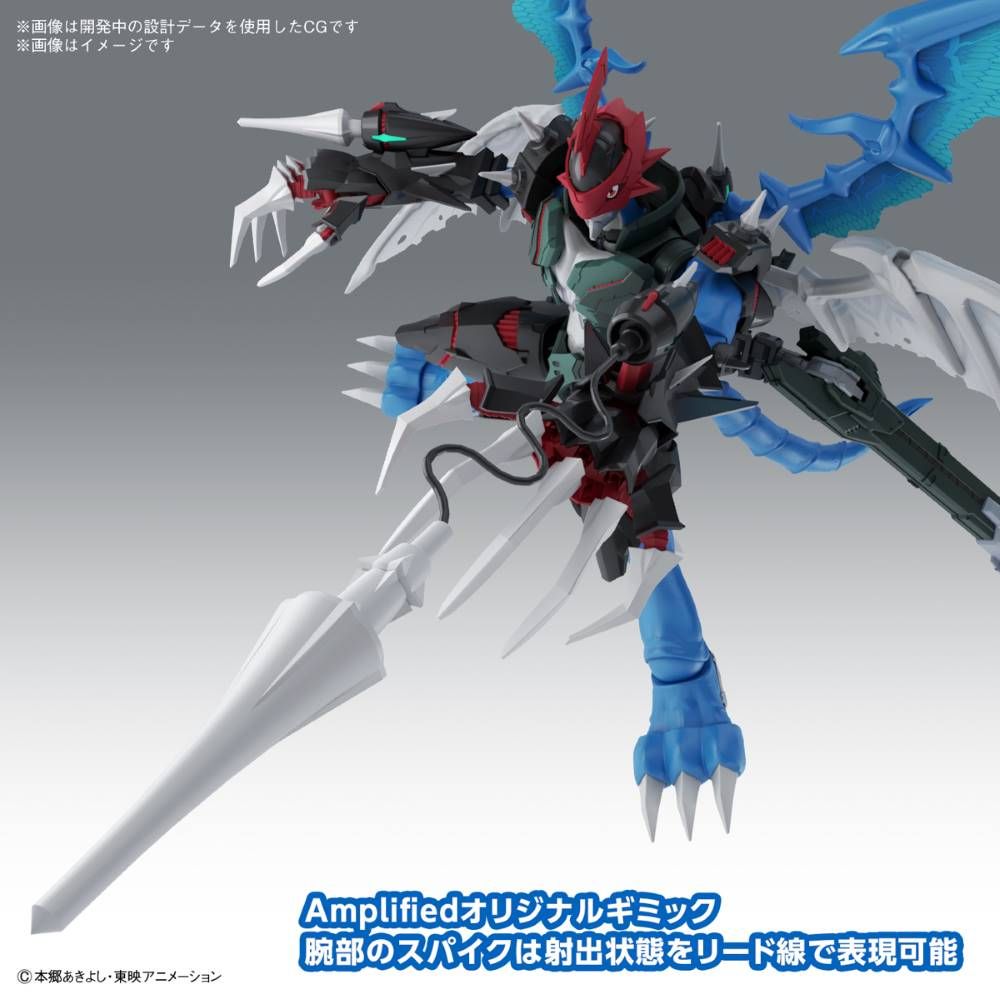 Figure Rise Standard Digimon Adventure 02 Paildramon (Amplified) Model Kit - Build & Display for Anime Fans & Collectors - Perfect for Home Decoration, Gifts & DIY Projects