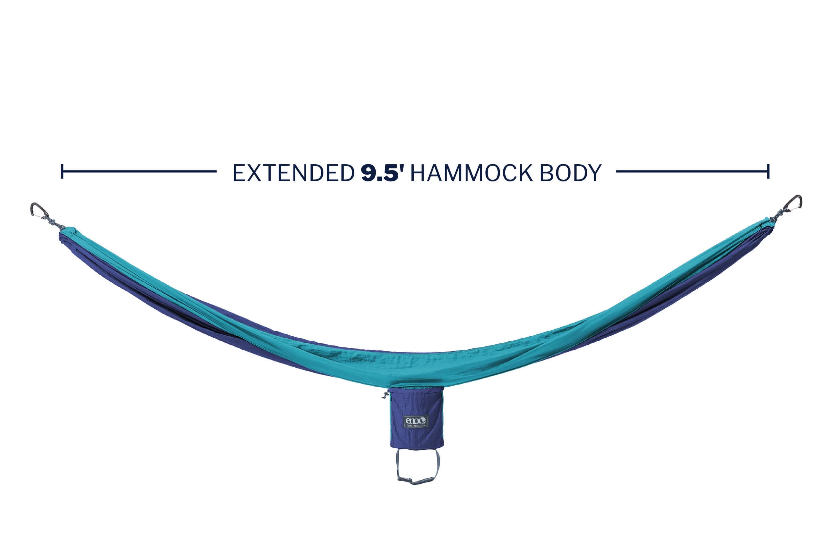 ENO DoubleNest Hammock - Lightweight Portable Camping Hammock for 2 Persons, Perfect for Backpacking, Hiking & Outdoor Adventures