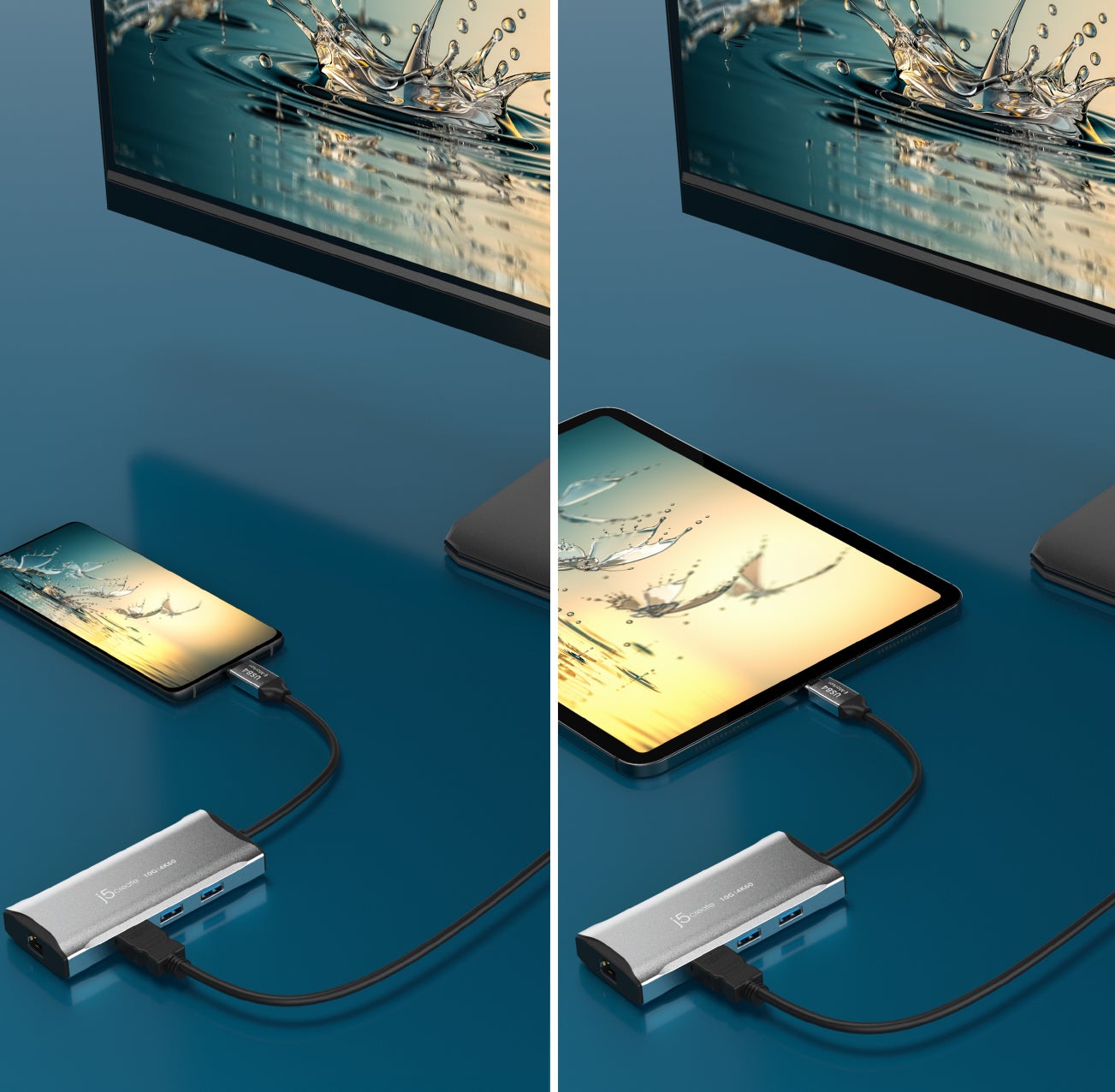 4K60 Elite USB C® 10Gbps Travel Dock - Portable USB-C Hub with 4K HDMI, 10Gbps Data Transfer, for MacBook, iPad, Laptop - Perfect for Business Travel, Home Office & Remote Work