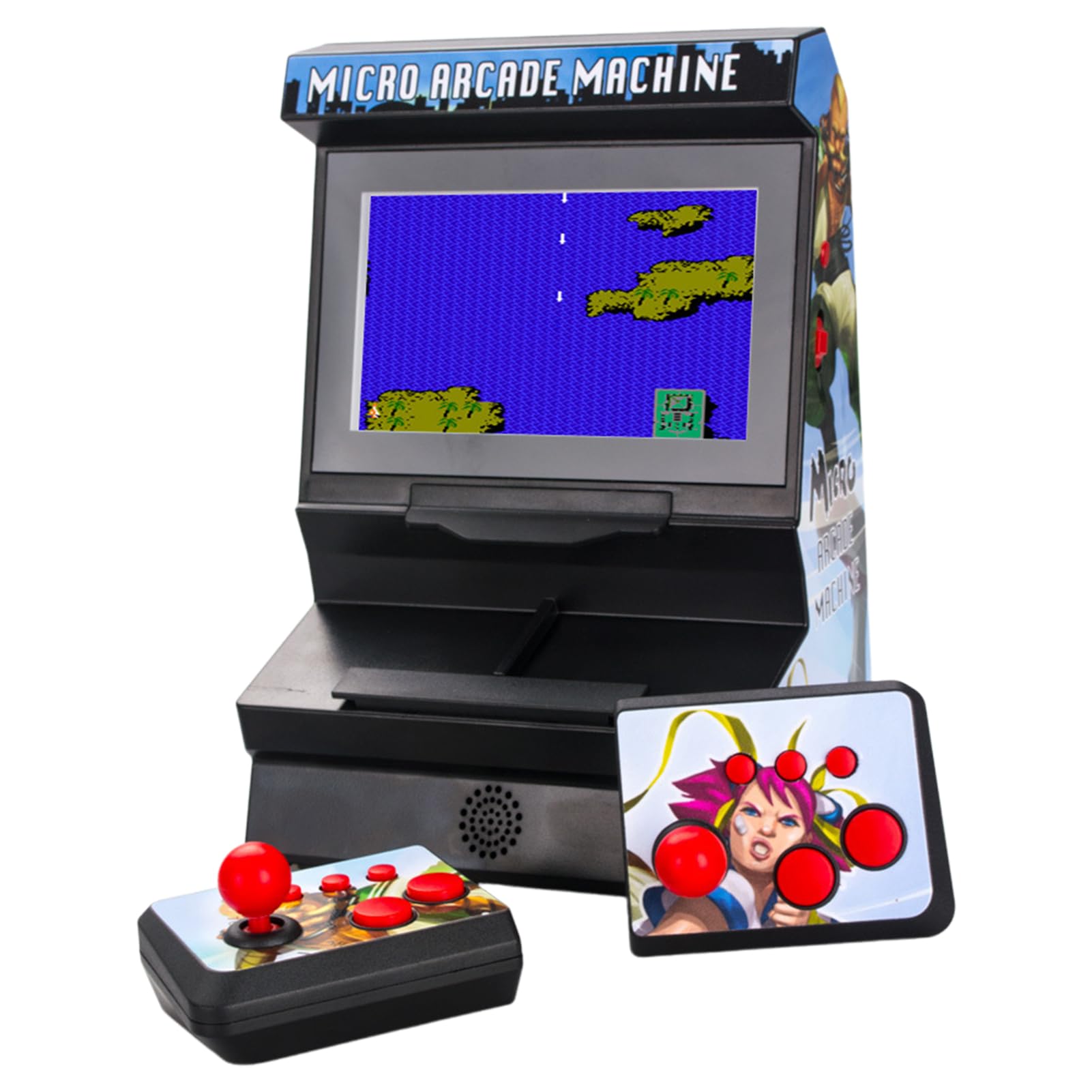 Awakentti Mini Arcade Game Machine with 300 Retro Games - 4.3
