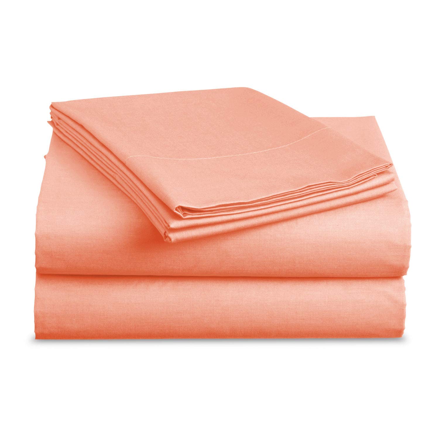 4-Piece 800 Thread Count 100% Organic Cotton Blend Bed Sheet Set - Breathable, Easy Care, Deep Pocket (24