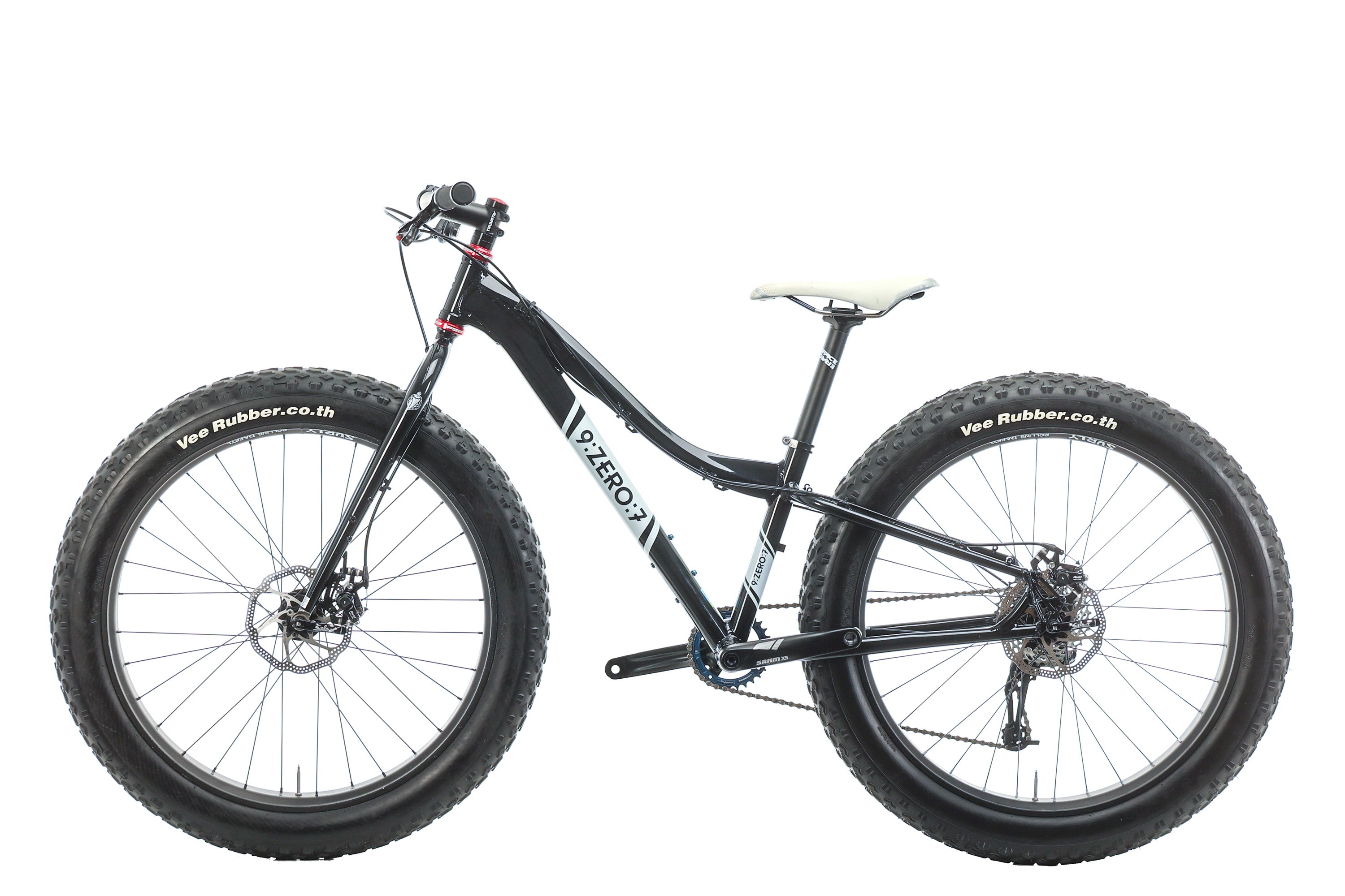 9:ZERO:7 Whiteout AL Fat Bike 2017 - X Small Size for Winter Snow & Beach Riding, Off-Road Trail Adventures