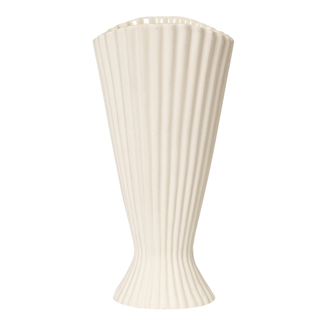 Ferm Living Kurinu Fountain Vase - Modern Ceramic Water Fountain for Home & Garden Decor | Perfect for Indoor Plants, Table Centerpieces, and Zen Relaxation Spaces