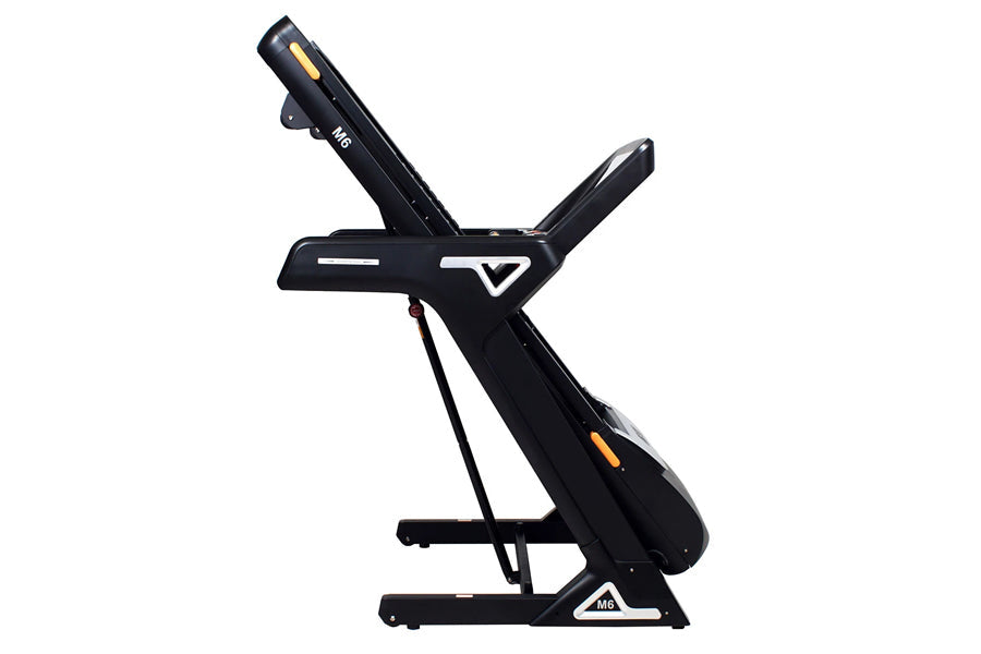 California Fitness Malibu 6T Heavy Duty Folding Treadmill with Touchscreen Display - Home Gym Equipment for Cardio Workouts & Running Training (Perfect for Small Spaces & Home Offices)