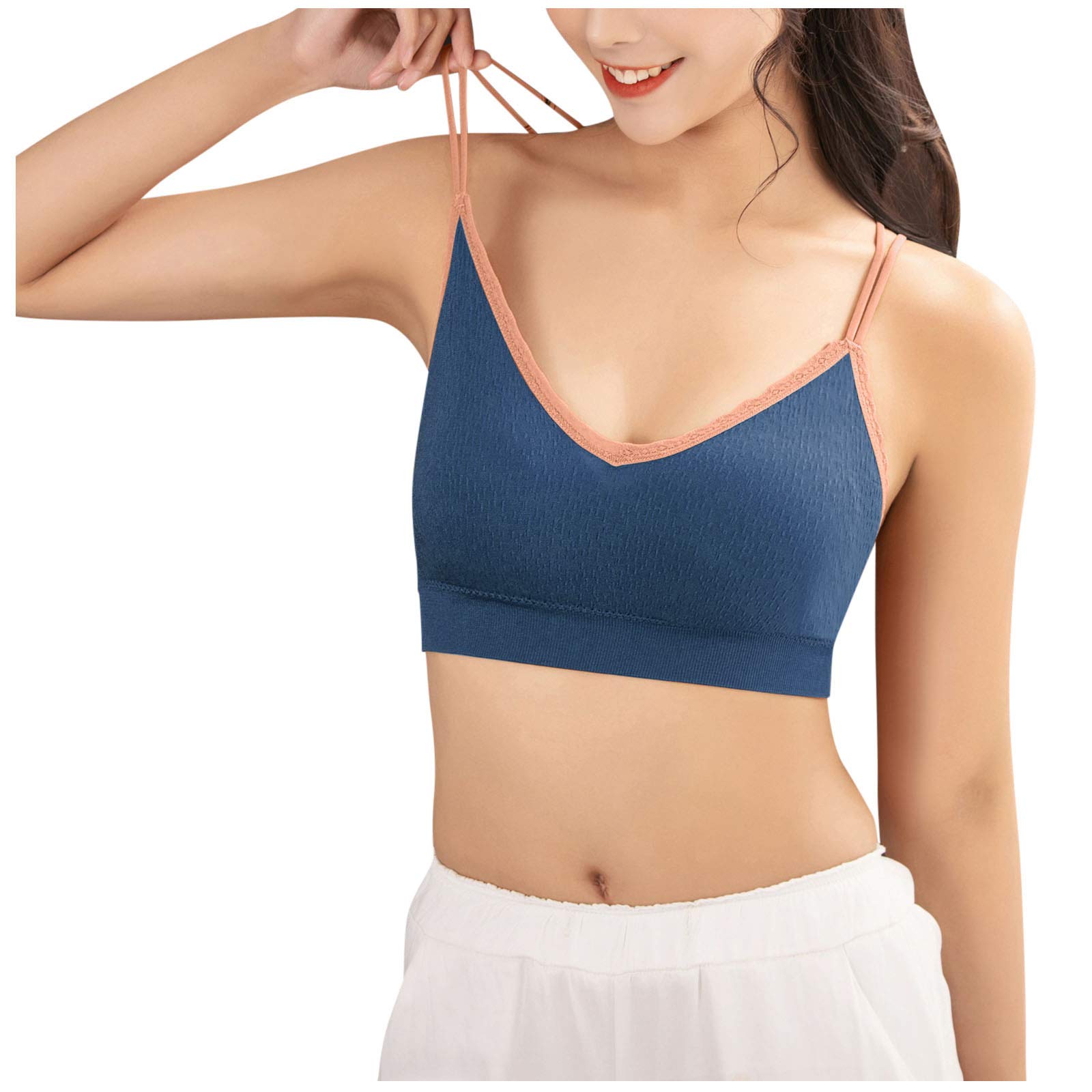 Plus Size Women's V-Neck Lace Tank Top - Sexy Workout & Casual Wear