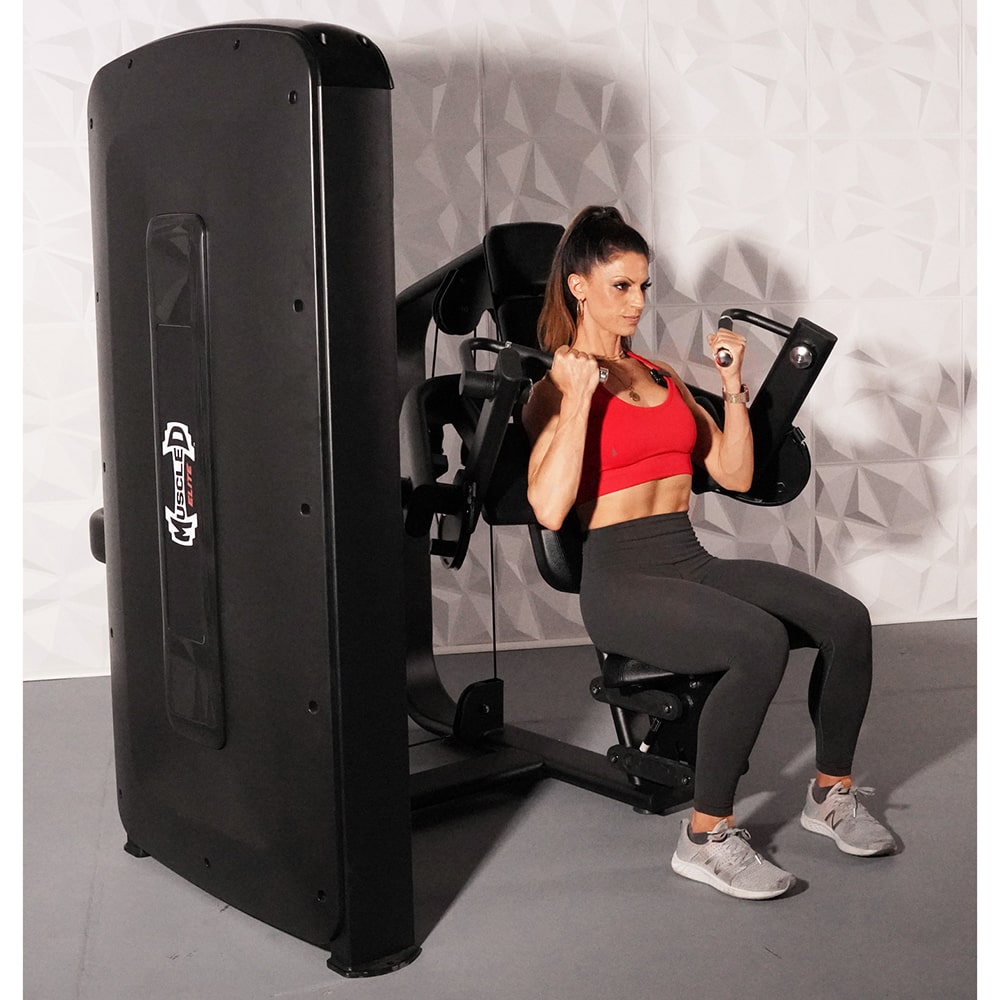 Muscle D Elite Bicep Curl MDE 12A - Premium Bicep Workout Equipment for Home & Gym Strength Training - Perfect for Bodybuilding, Fitness & Arm Toning