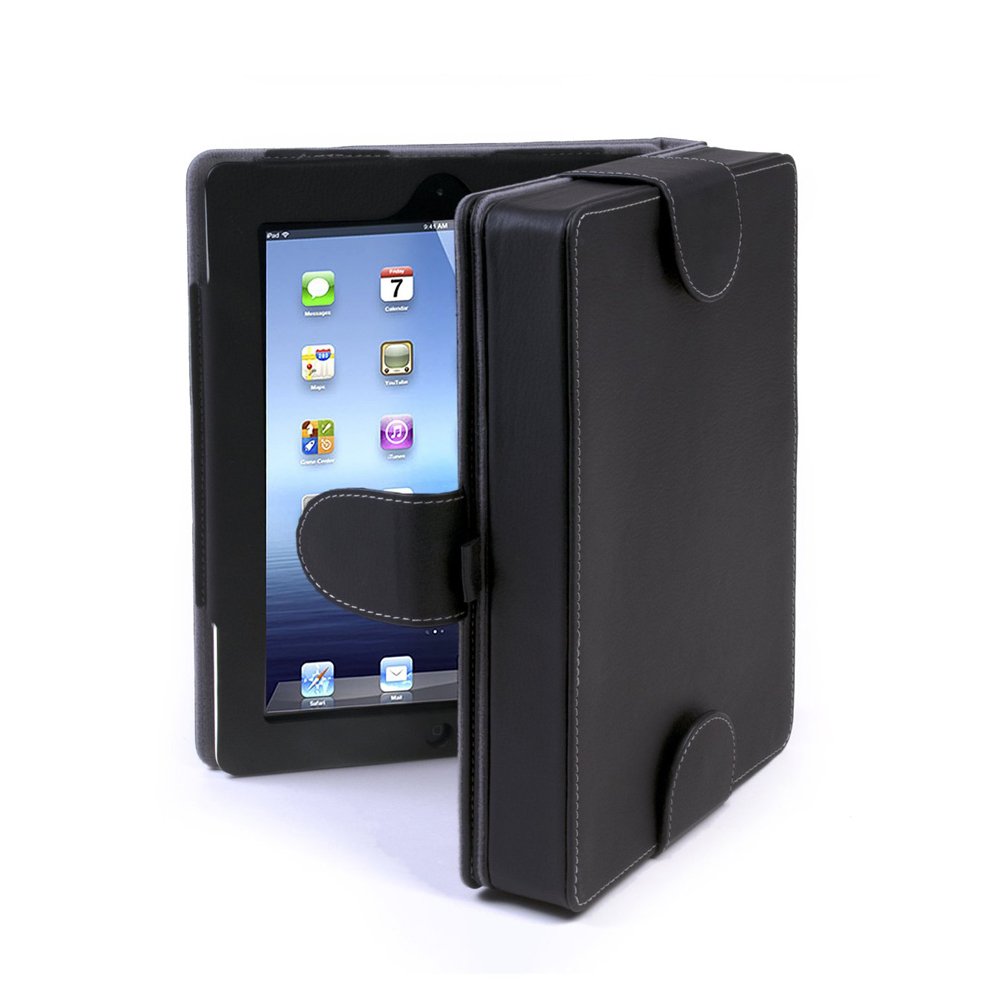 CTA Digital Multi-Storage Travel Case for iPad 2-4/iPad Air/iPad Pro 9.7/iPad Gen.5-6 (2017-2018) - Protective Organizer with Extra Pockets for Charger & Accessories - Perfect for Business Trips, Commuting & Air Travel