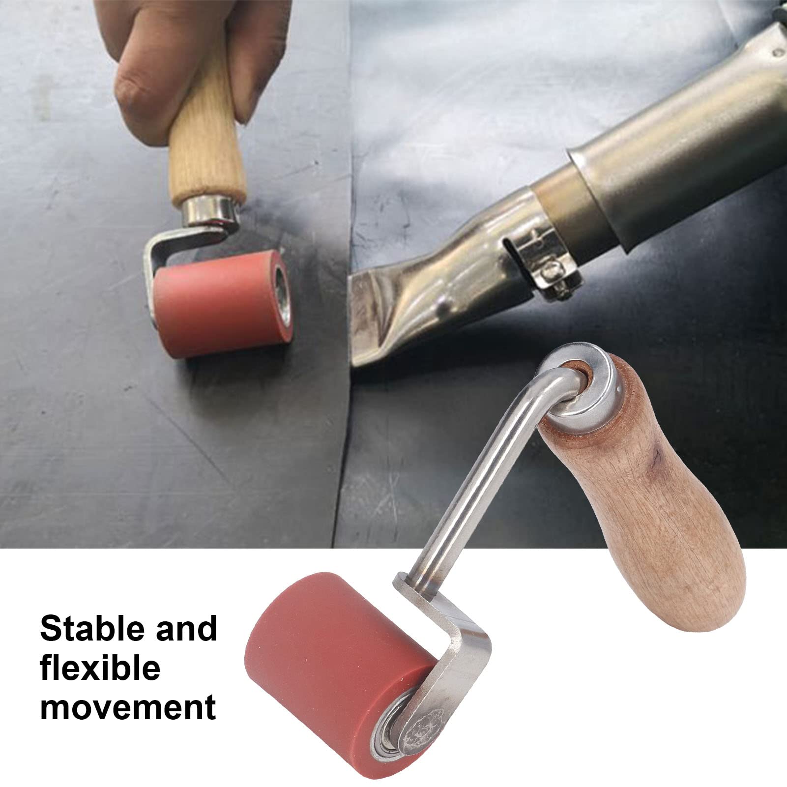Premium Silicone Sewing Roller - Shiny, Durable & Flexible for Walls & Floor Boards - Perfect for DIY Home Renovation, Crafting & Professional Use