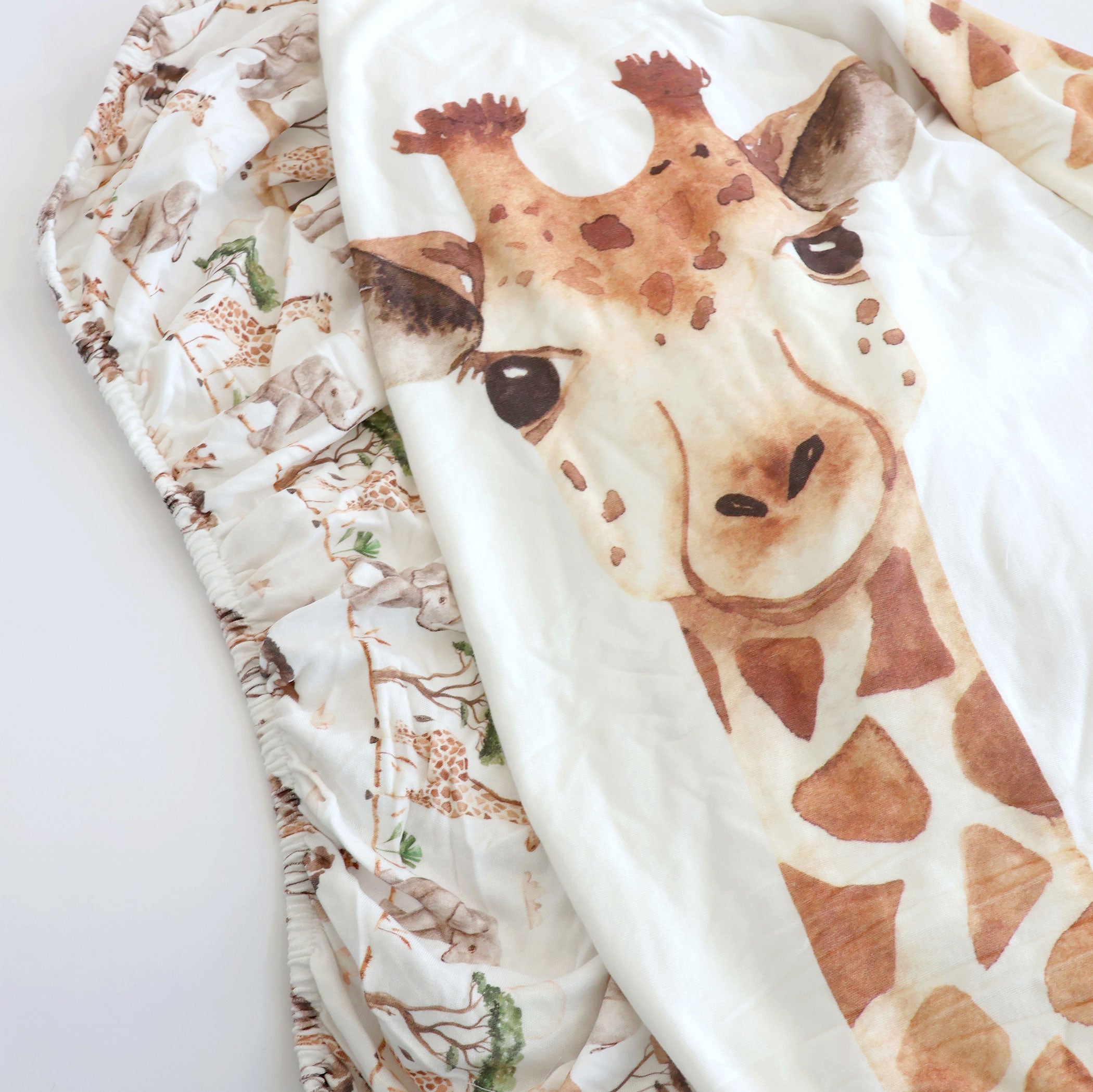 Adventure Bamboo 2-Pack Jersey Cot Fitted Sheets - Soft & Breathable for Baby Crib, Toddler Bed, and Travel Cots - Perfect for Nursery, Daycare, and Home Use