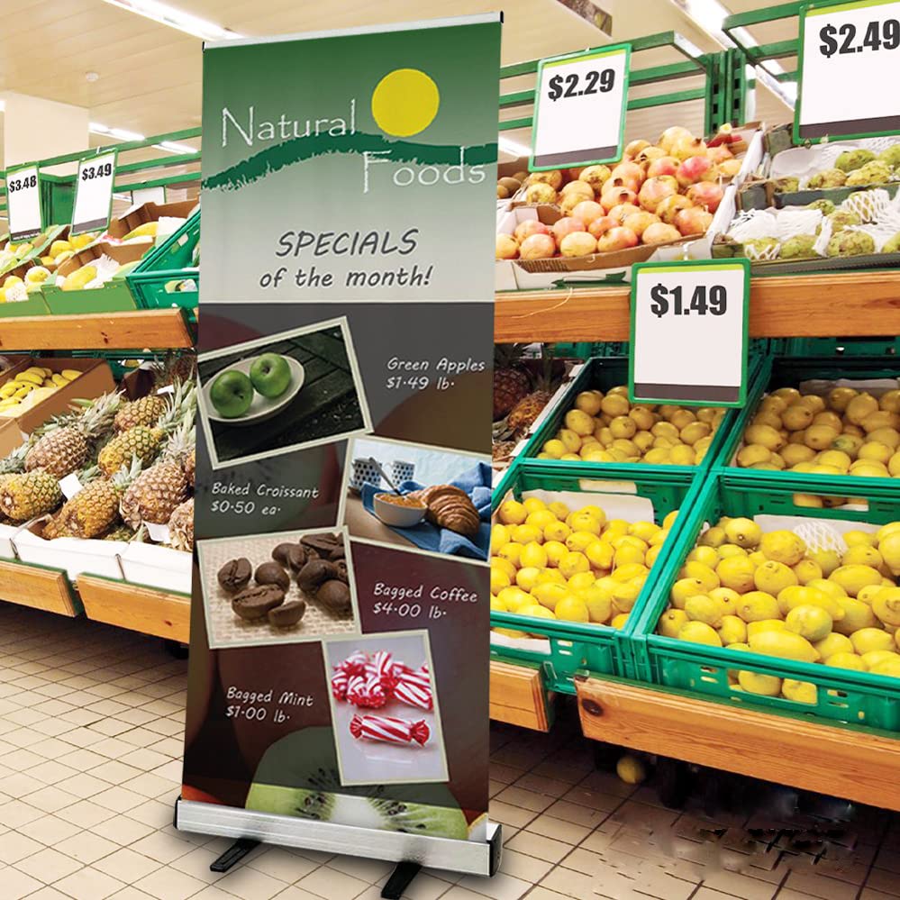Retractable Roll Up Banner Stand 31.5