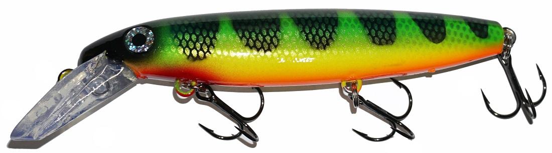 Bucher DepthRaider Straight Crankbait Fishing Lure - Perfect for Bass and Walleye Fishing in Deep Waters
