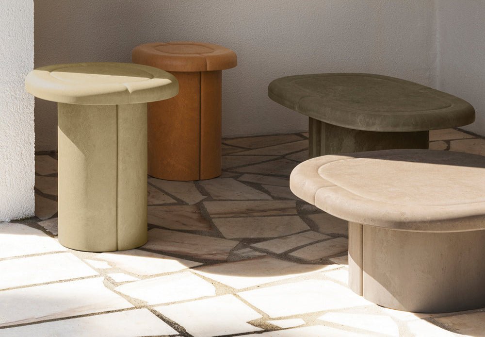 Modern Alder Wood Square Lounge Table by Mater - Stylish Coffee Table for Living Room, Office & Outdoor Patio