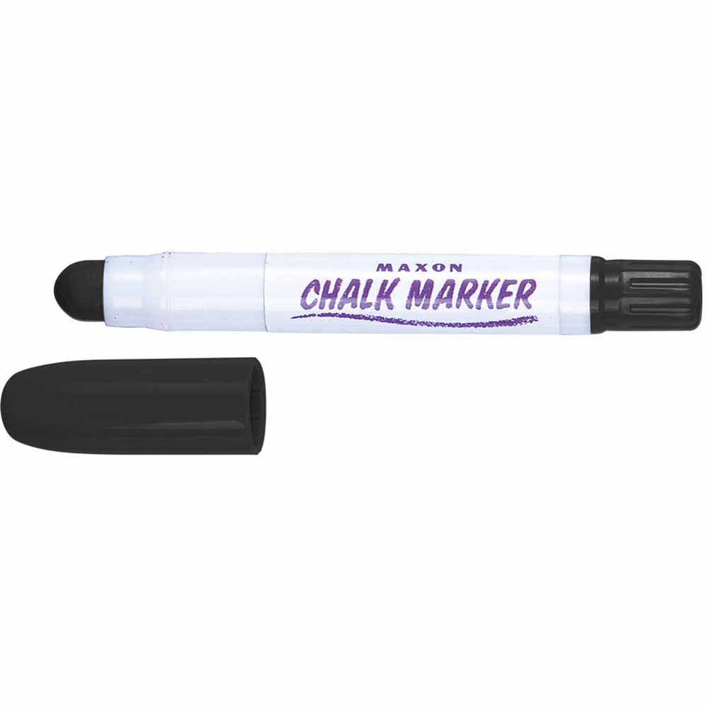 Holbein Chalk Marker - Black - Non-Toxic, Vibrant & Erasable - Perfect for Chalkboards, Windows, Signs & DIY Crafts