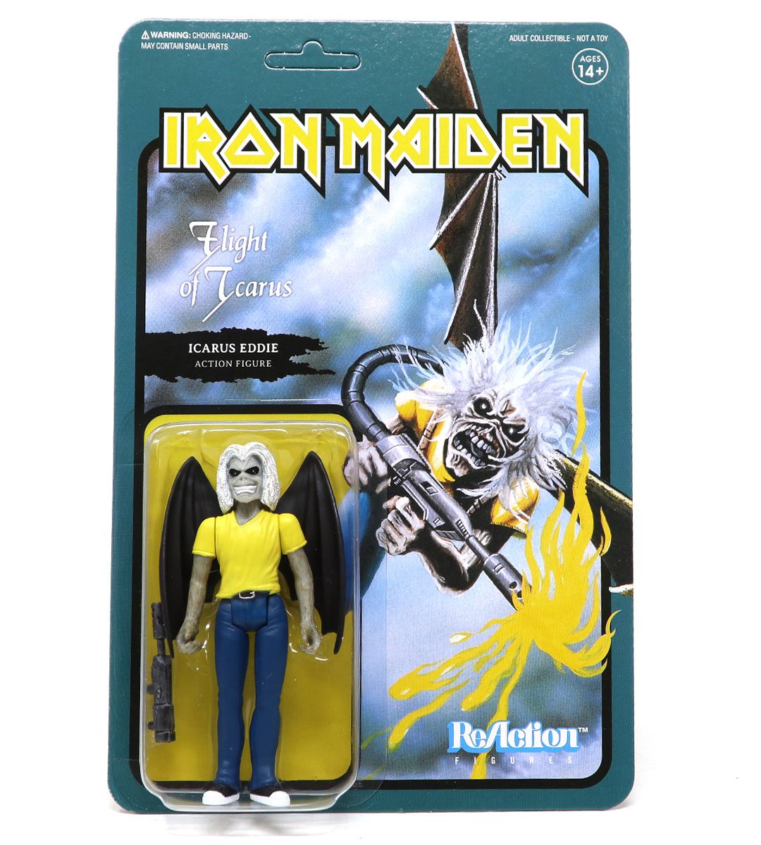 Icarus Eddie Iron Maiden Wave 2 ReAction Figure - Collectible Music Band Merchandise for Fans & Display