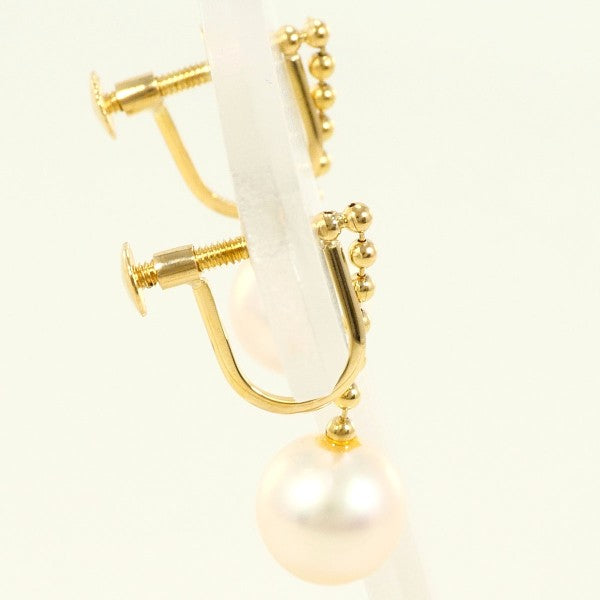 18K Yellow Gold Pearl Earrings for Women - Elegant & Timeless Pearl Jewelry - Perfect for Weddings, Parties & Special Occasions