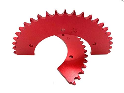 40 Chain Pitch Split Sprocket 46 Tooth for Go Karts, Mini Bikes - Perfect for Racing, Off-Roading & DIY Projects