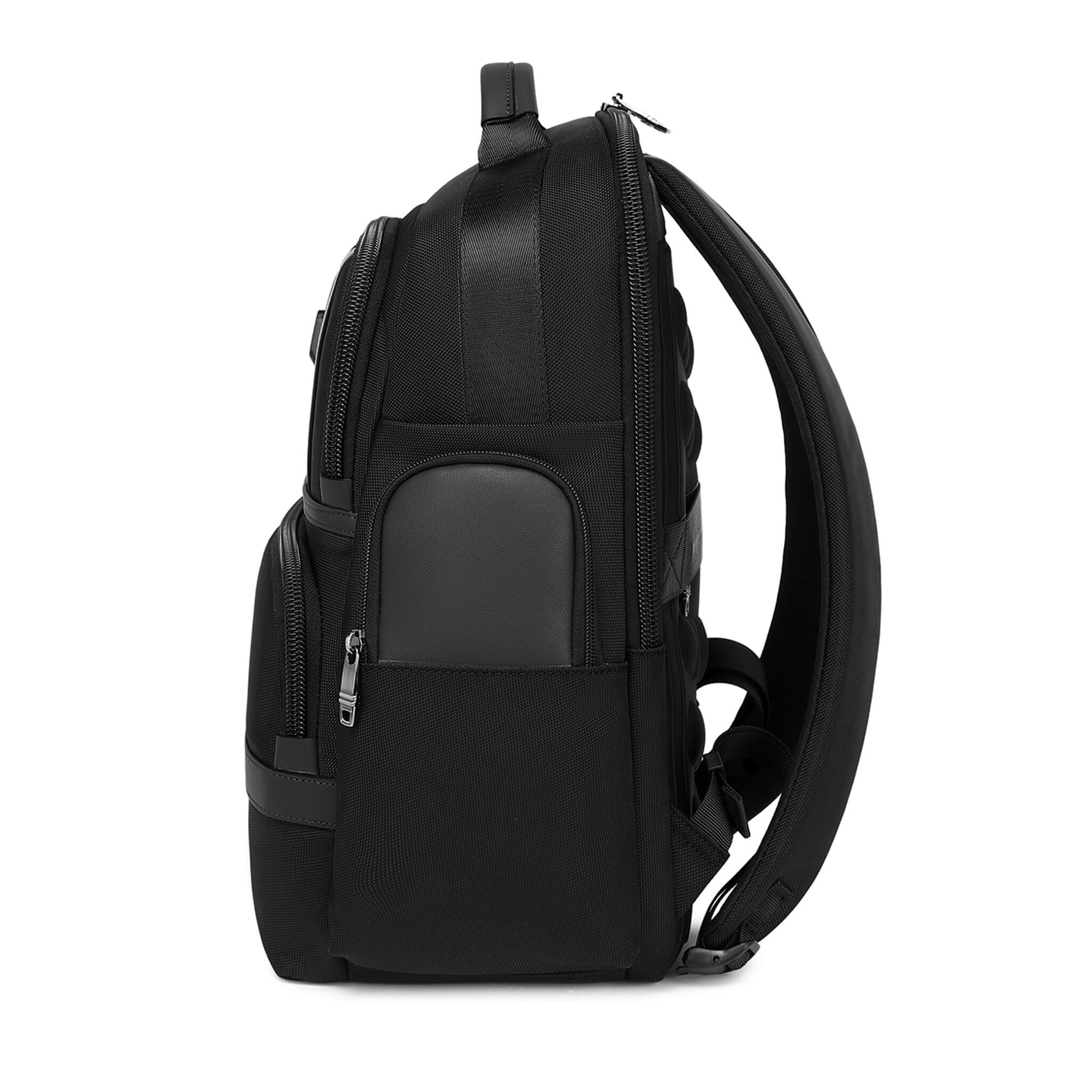 TPB006 Troop London Urban Laptop Backpack - Waterproof 15.6 Inch Business Backpack for Men & Women, Durable College School Backpack with USB Charging Port - Perfect for Work, Travel & Daily Commute