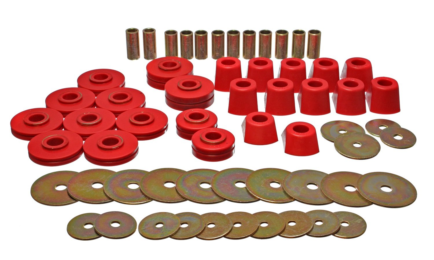 Energy Suspension 3.4110R Body Mount Set for GM Blazer 4WD - Durable Rubber Replacement Bushings for Smooth Ride & Off-Road Performance | Perfect for GM Blazer 4WD Suspension Upgrade & Maintenance