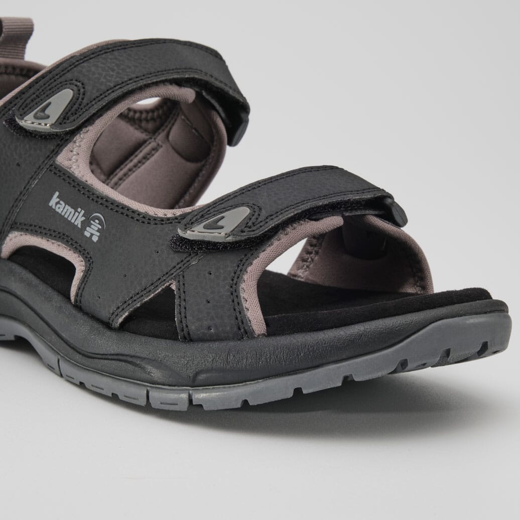 Kibo Men's Sandals - Comfortable Outdoor & Beach Sandals for Summer Walking, Hiking, and Travel