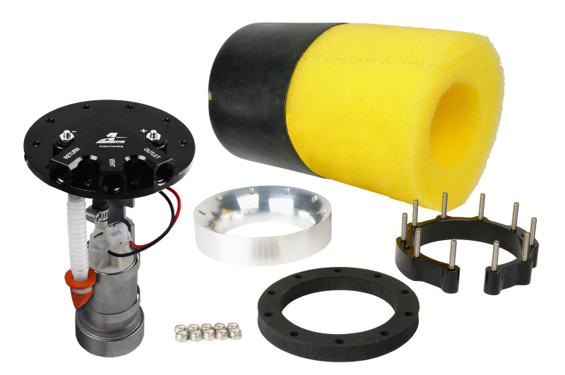 Aeromotive Universal Fuel Pump Phantom 450 - 6 to 10 Inch Depth - High Performance Fuel Delivery for Cars, Trucks & Racing Vehicles