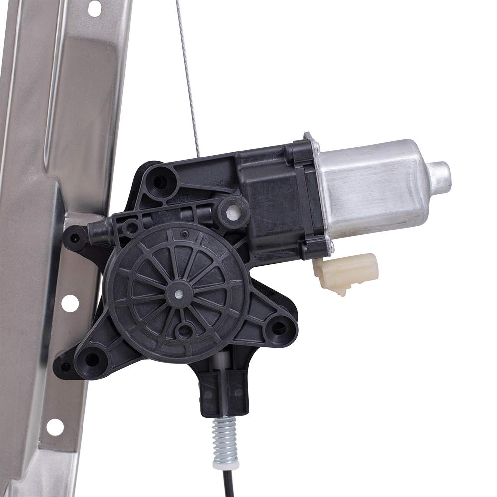 Brock Replacement Front Power Window Regulator & Motor Assembly Pair - Compatible with 2008-2018 Dodge Grand Caravan, Chrysler Town & Country C/V (Part #68030661AA, 68030660AA) - Easy DIY Installation for Smooth Window Operation