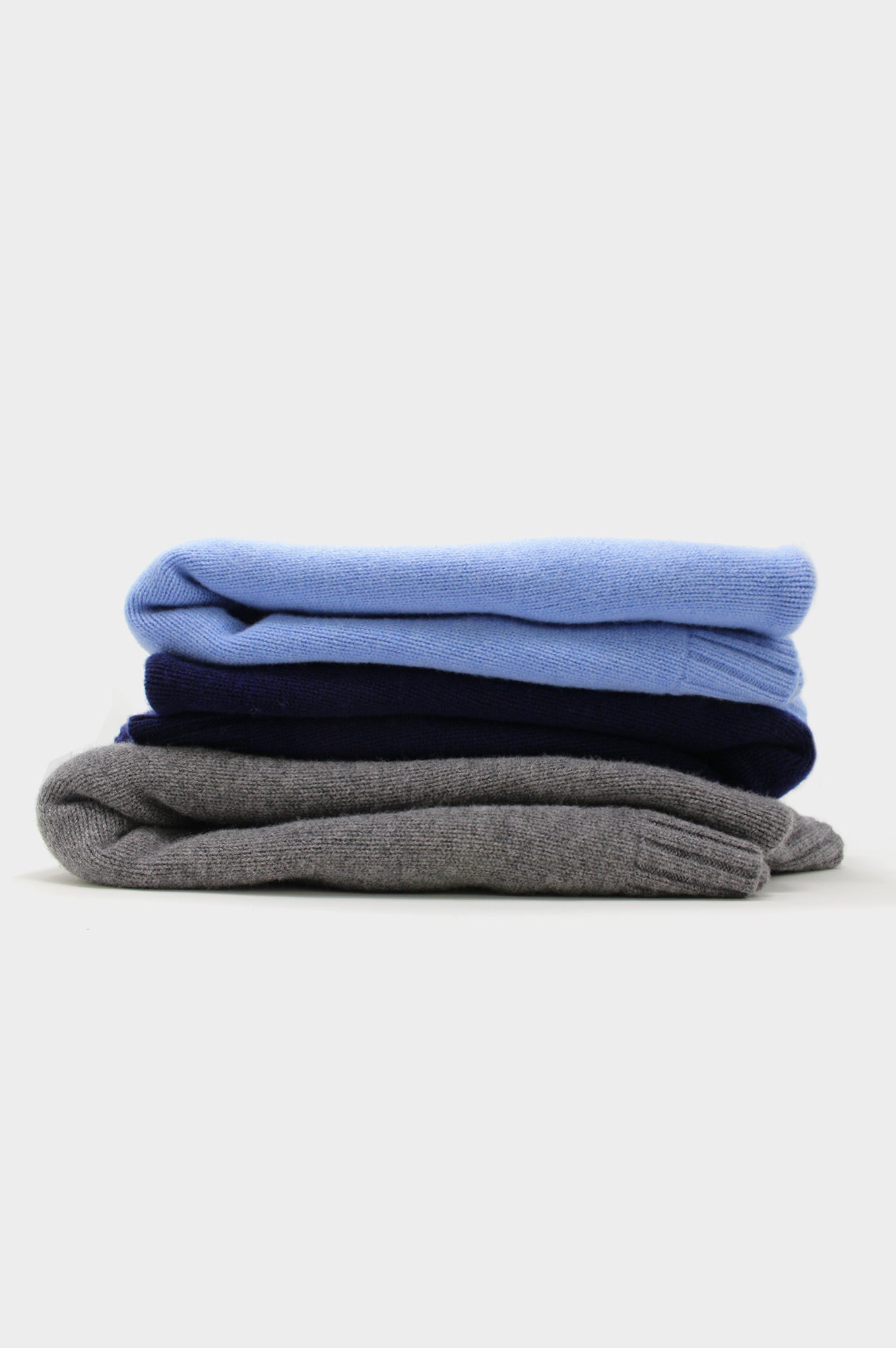 Premium Merino Wool Men's Quarter Zip Sweater - Soft & Breathable Navy/Grey Pullover for Outdoor Hiking & Casual Winter Wear