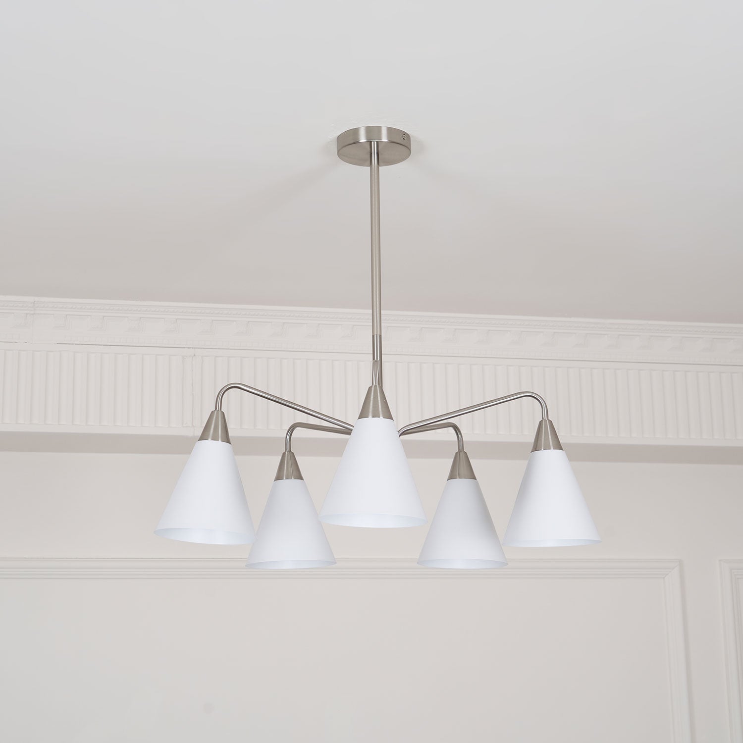 Elegant Crystal Chandelier Lighting Fixture for Dining Room & Living Room - Modern Ceiling Light for Home Decor & Wedding Events