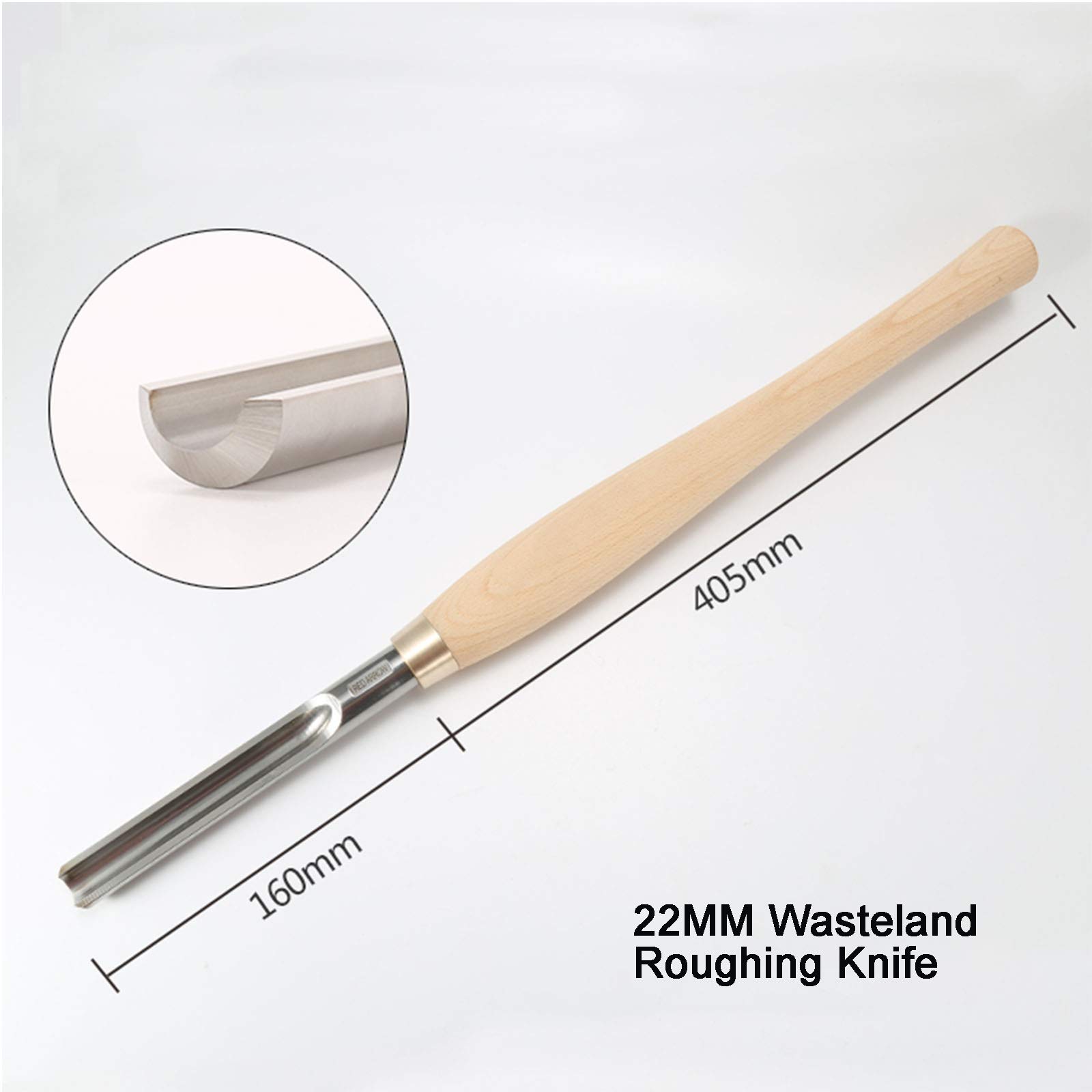 Professional High-Speed Steel Wood Turning Chisel Set - Woodworking Lathe Tools with Wood Handle for Bowl Roughing & Skew Turning | Perfect for DIY Projects, Furniture Making & Wood Crafting