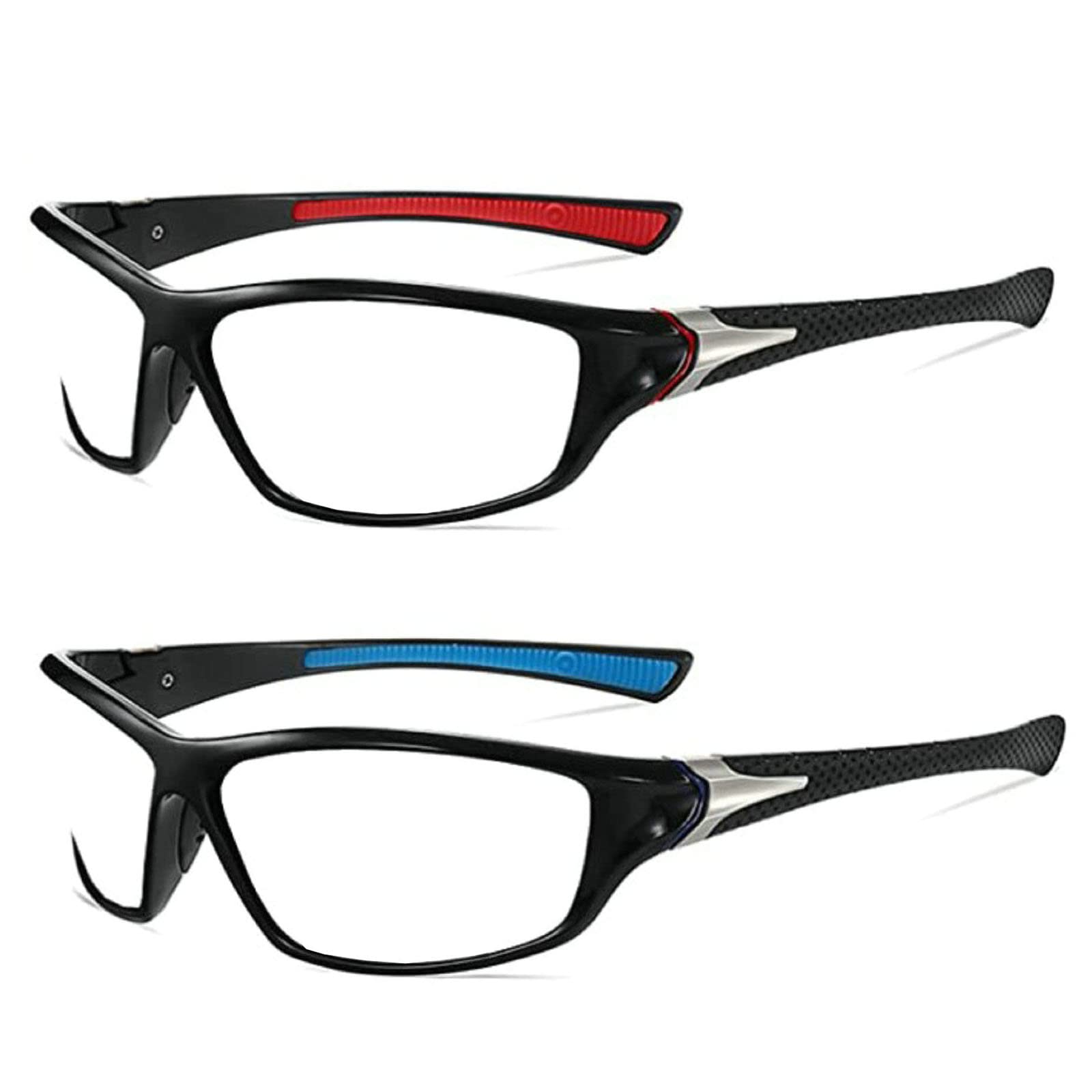 Willochra Sports Square Reading Glasses for Men & Women - Blue Light Blocking Computer Glasses, Anti-Glare Cycling Eyewear for Presbyopia - Perfect for Office Work, Gaming, and Outdoor Activities