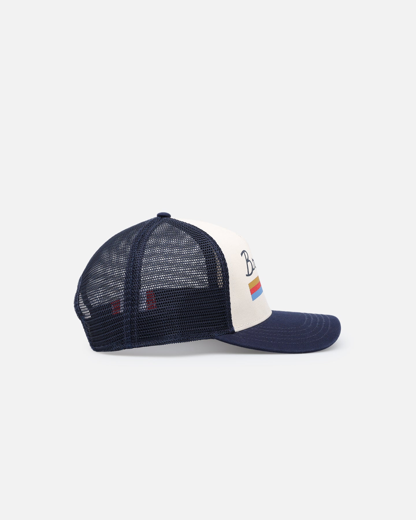 American Needle Sinclair Trucker Snapback Hat - Navy/Ivory Adjustable Baseball Cap for Men & Women - Perfect for Casual Wear, Sports & Outdoor Activities