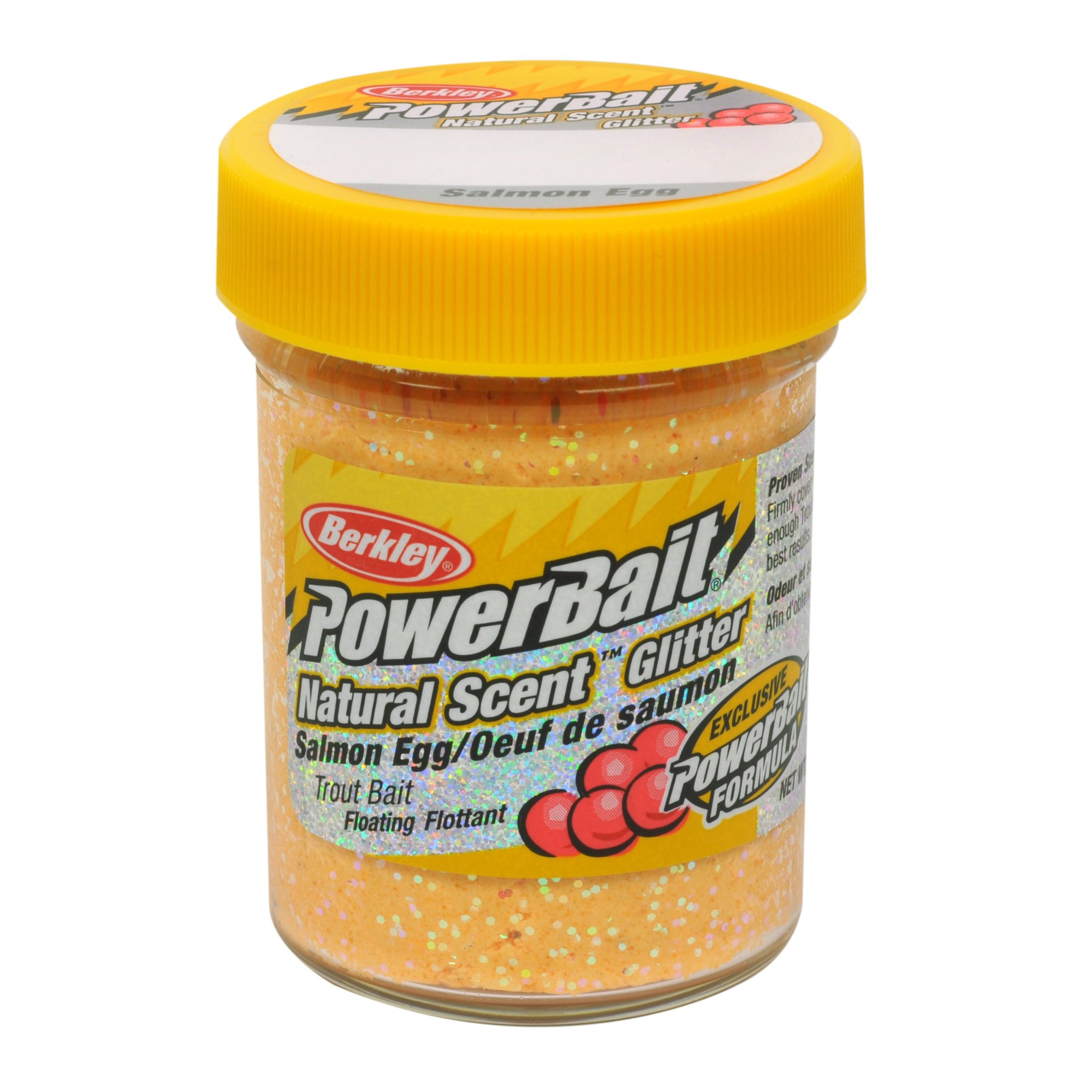 Berkley PowerBait Natural Glitter Trout Fishing Dough Bait - Realistic Scent & Attractant for Rainbow, Brown & Brook Trout - Perfect for Freshwater Fishing in Rivers, Lakes & Streams