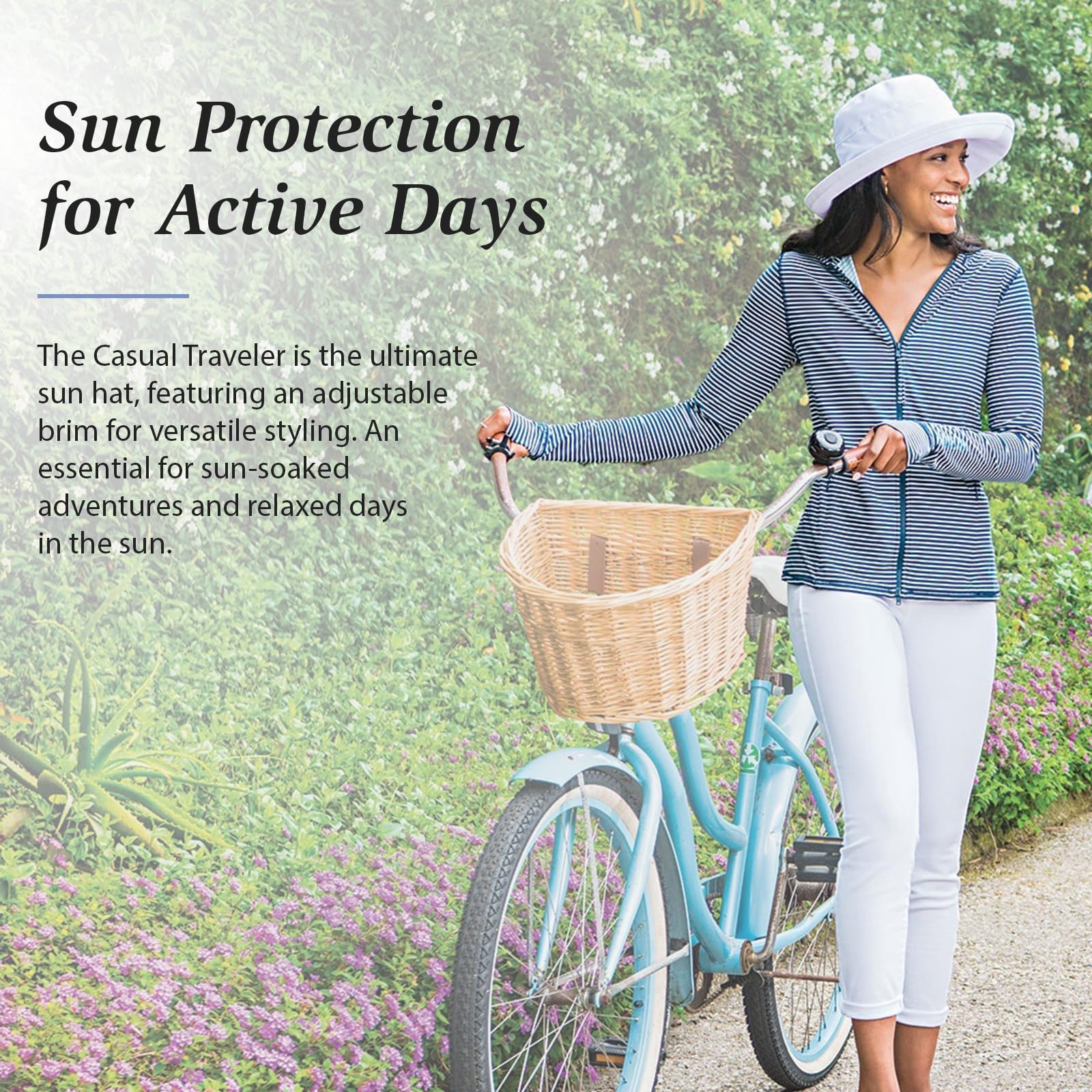 Women's UPF 50+ Packable Sun Hat - Wide Brim Travel Hat for Beach & Outdoor
